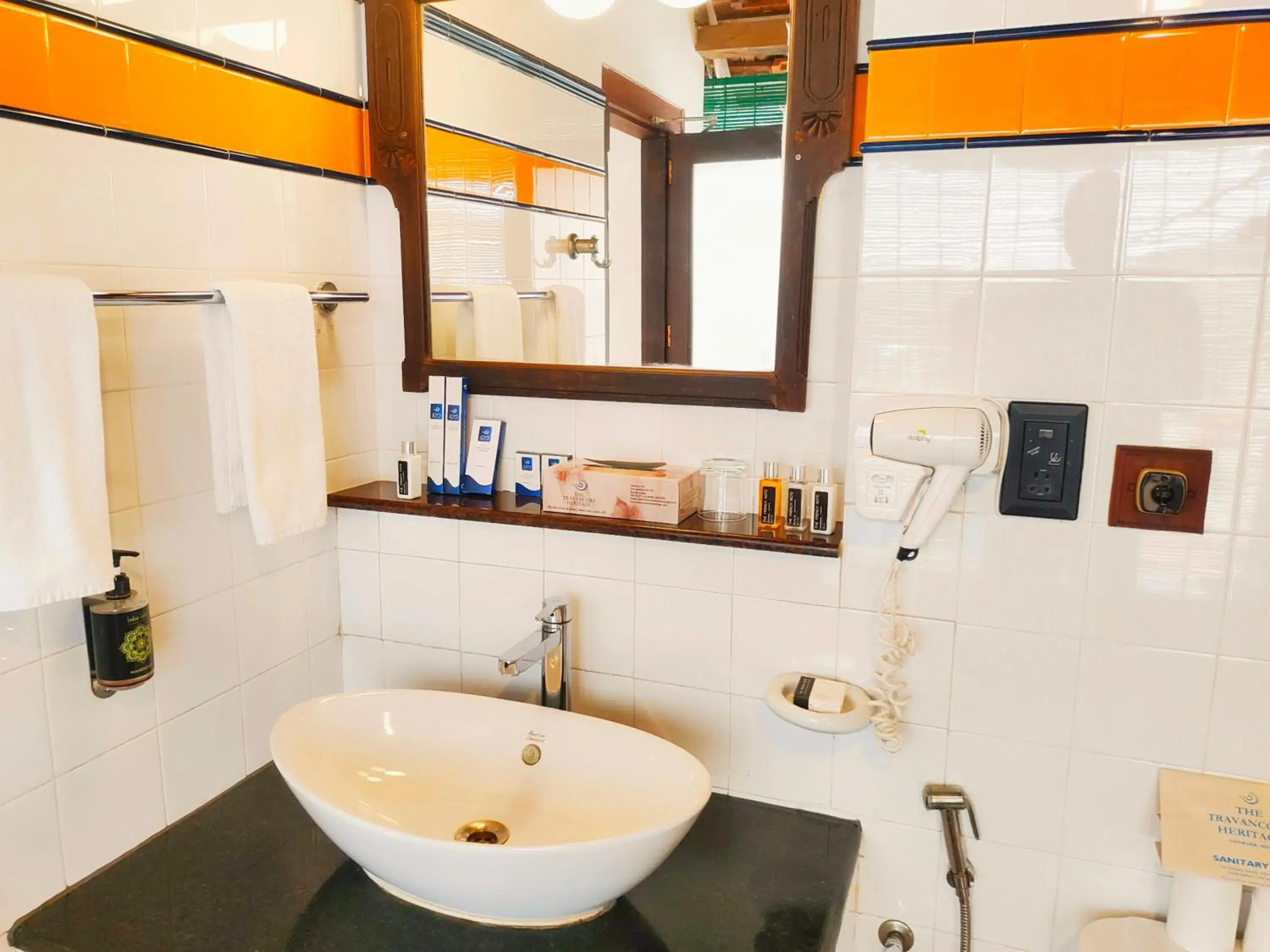 Bathroom in The Travancore Heritage Beach Resort