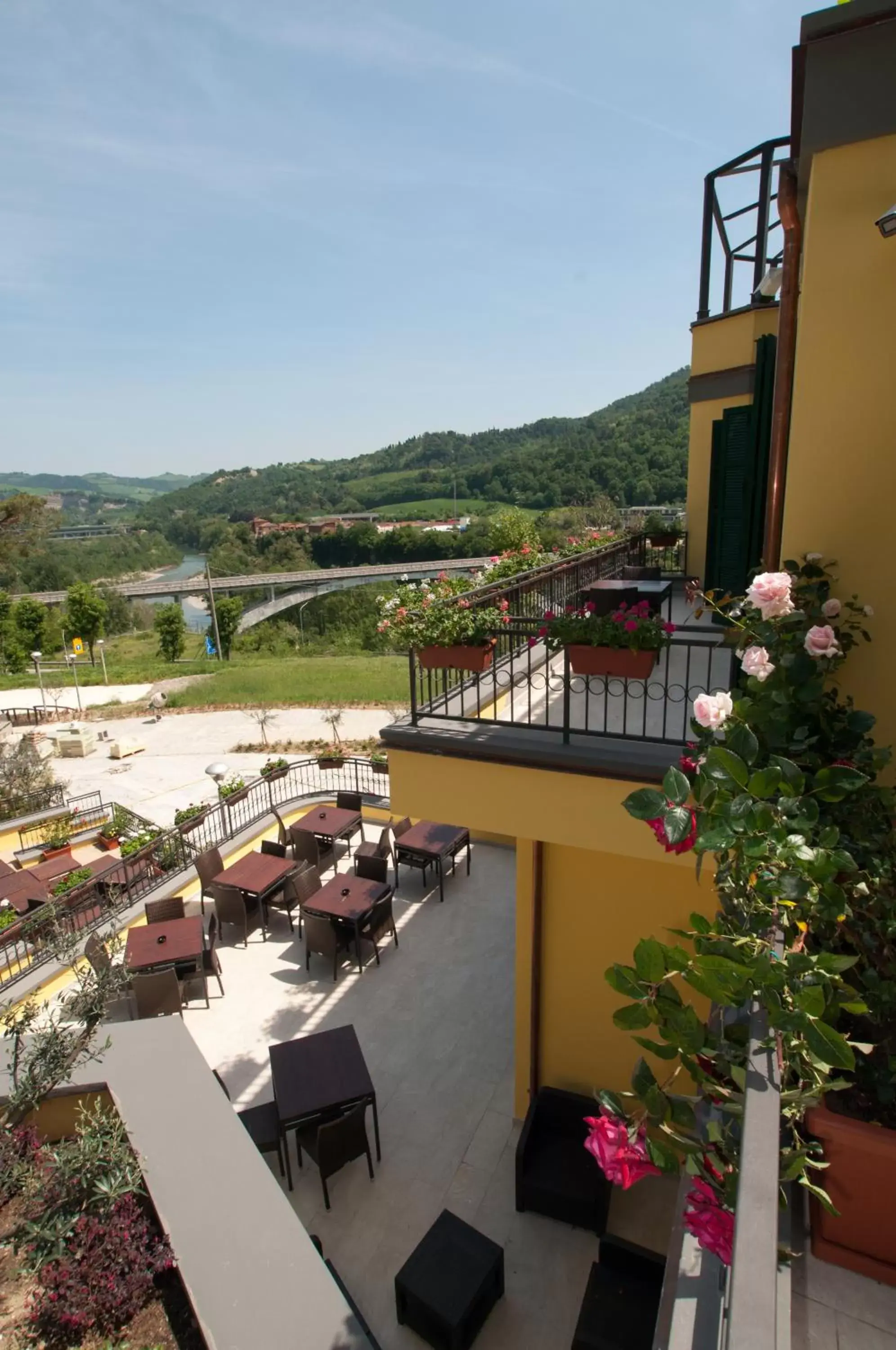 Garden view in Hotel Ca' di Gali