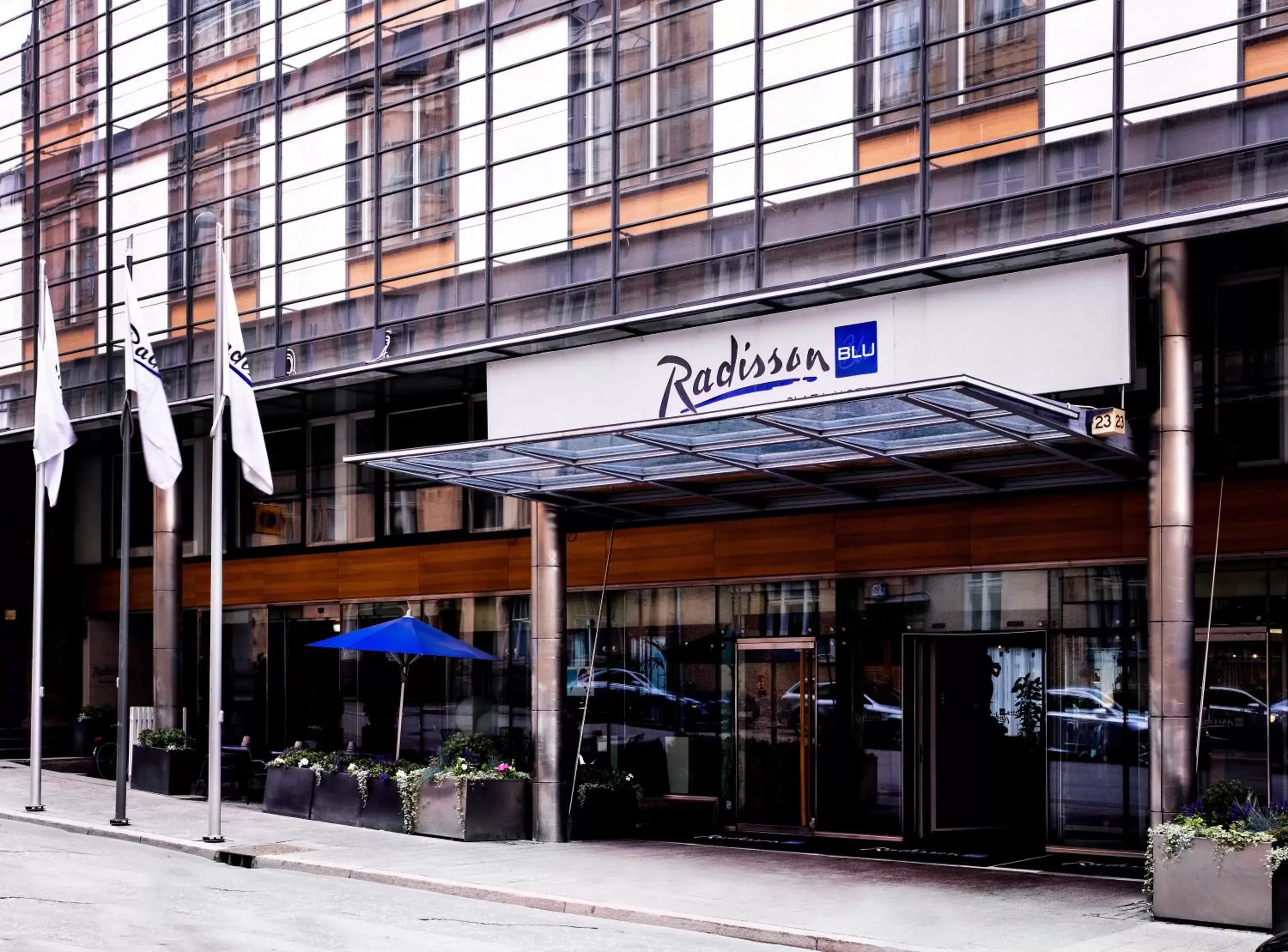 Facade/entrance in Radisson Blu Plaza Hotel, Helsinki Facade/entrance in Radisson Blu Plaza Hotel, Helsinki