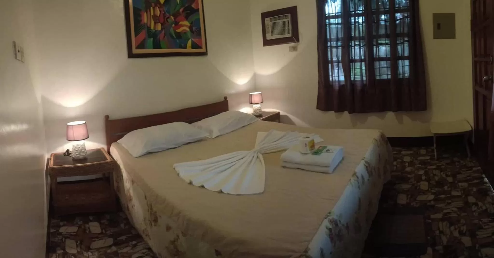 Bed in E&N Paradise Island Resort