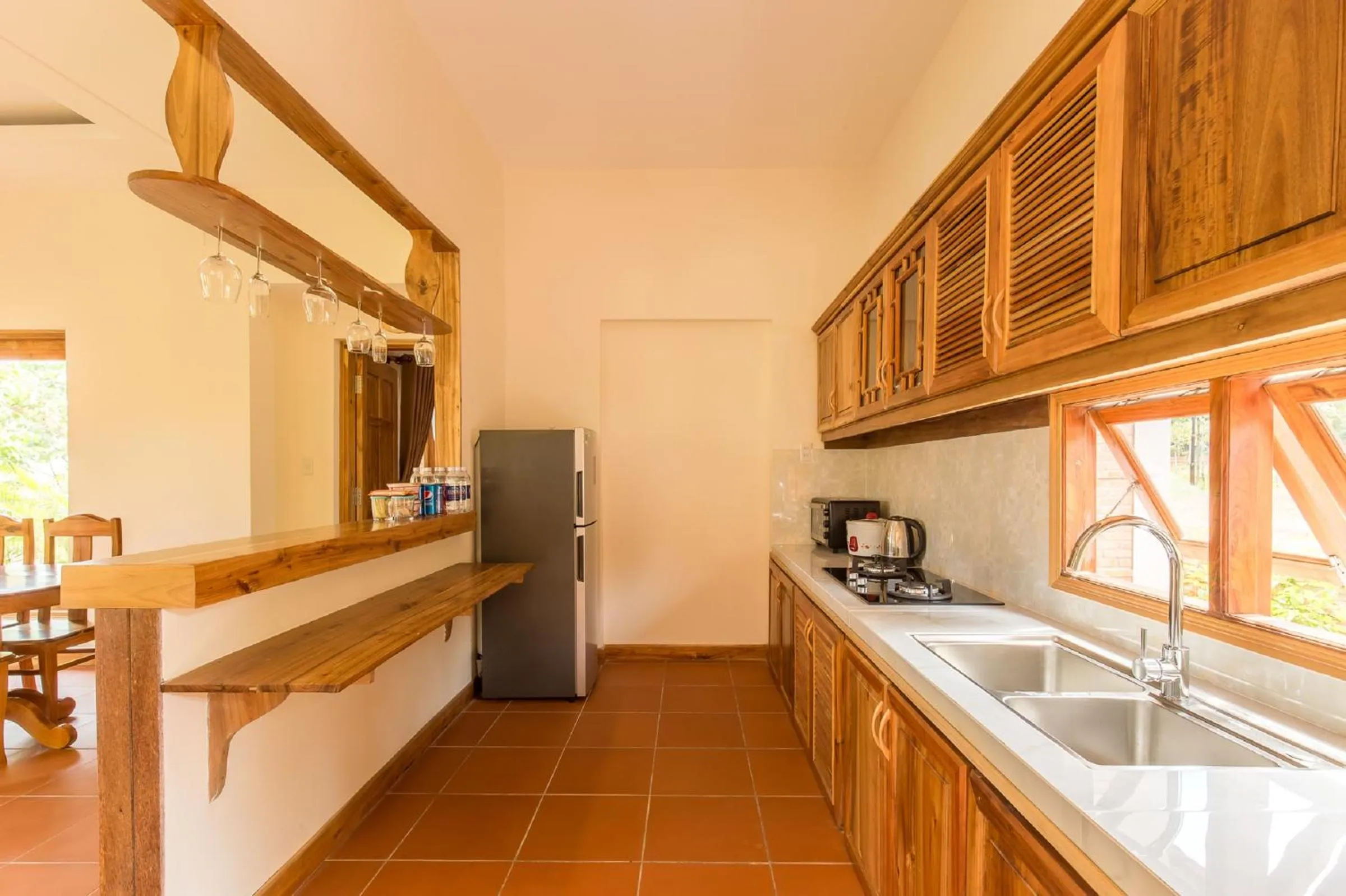 Kitchen or kitchenette in The Garden House Phu Quoc Resort