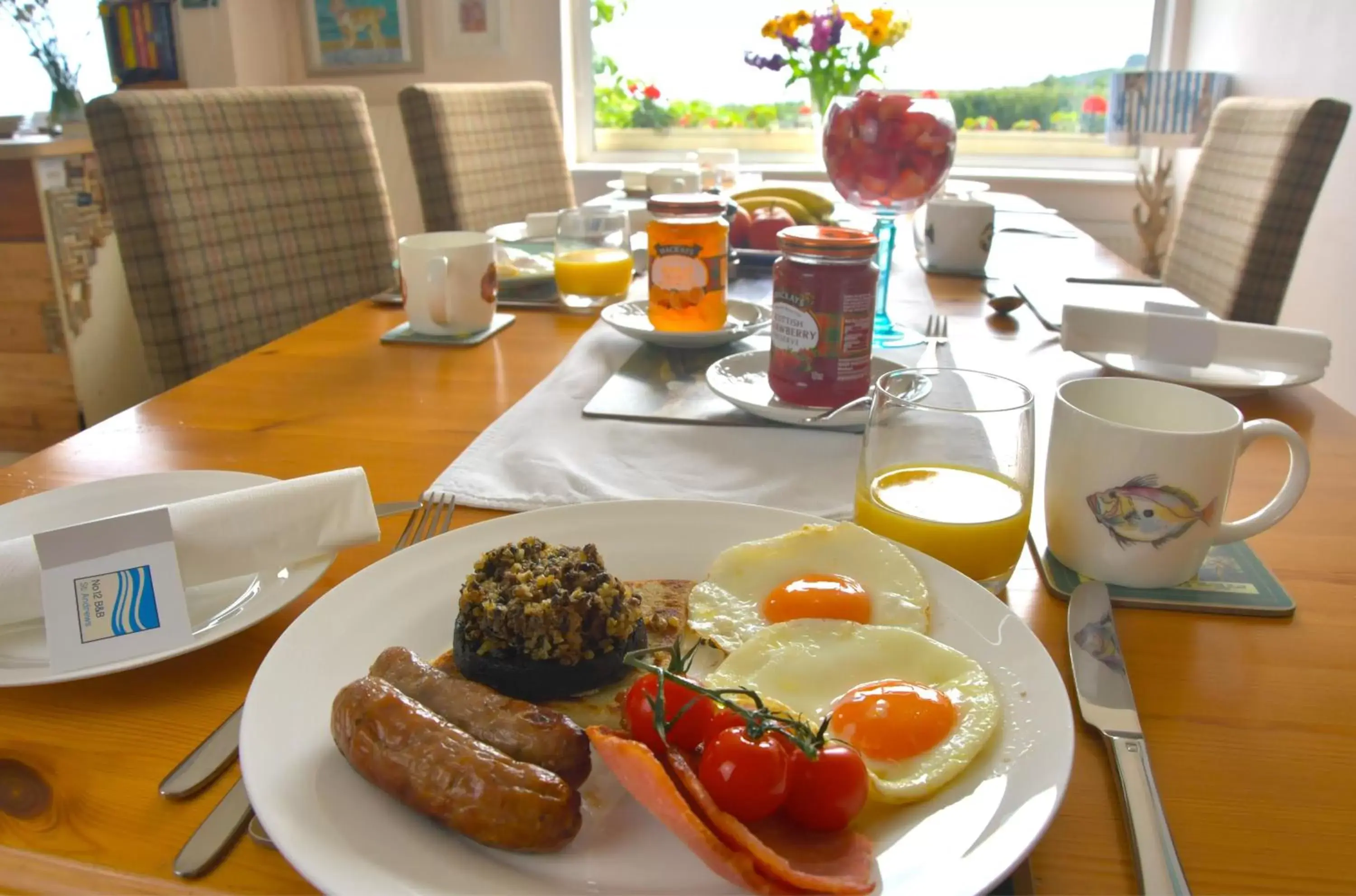 Food and drinks, Breakfast in No12 Bed and Breakfast, St Andrews