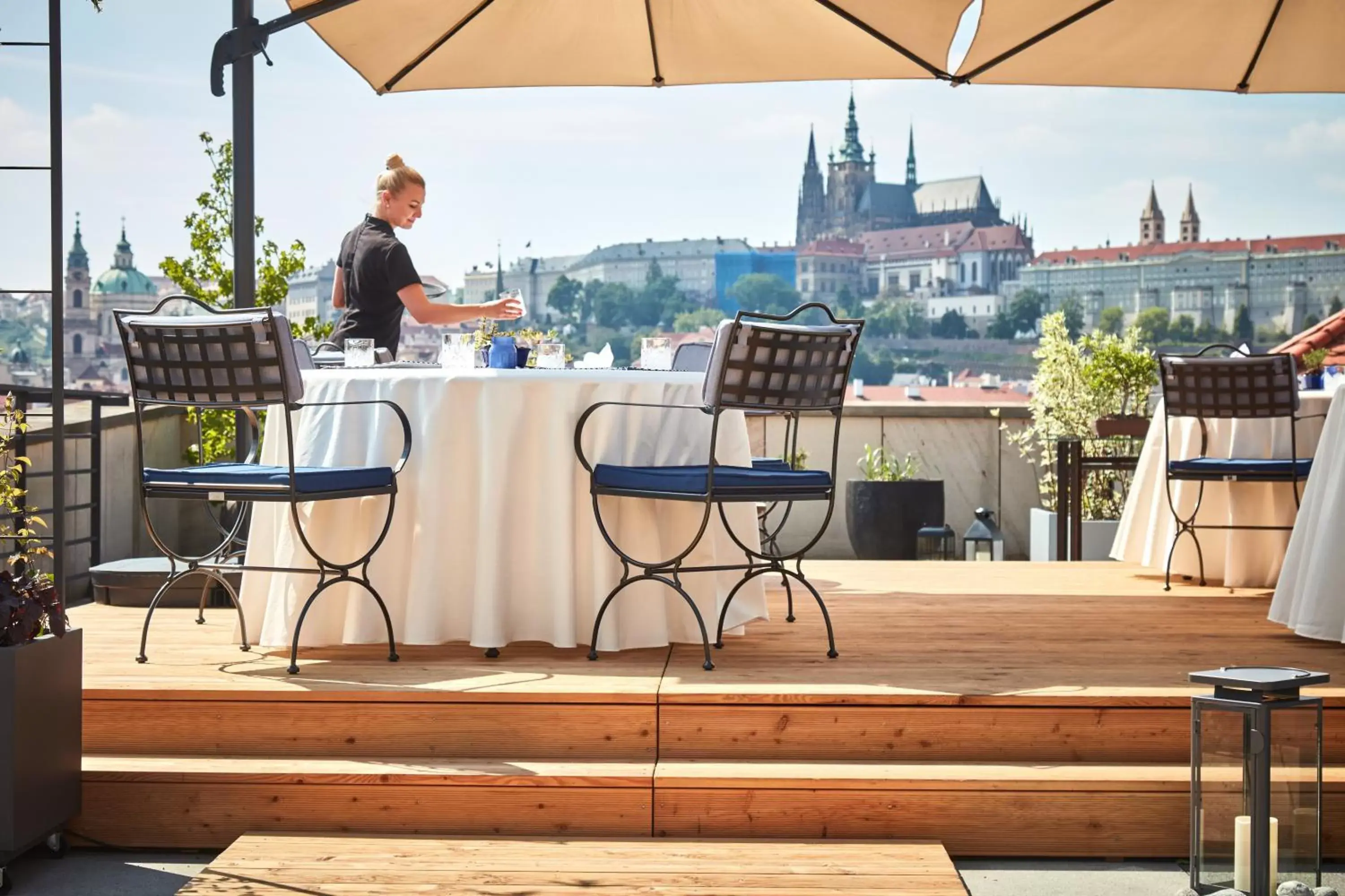 Balcony/Terrace in Four Seasons Hotel Prague