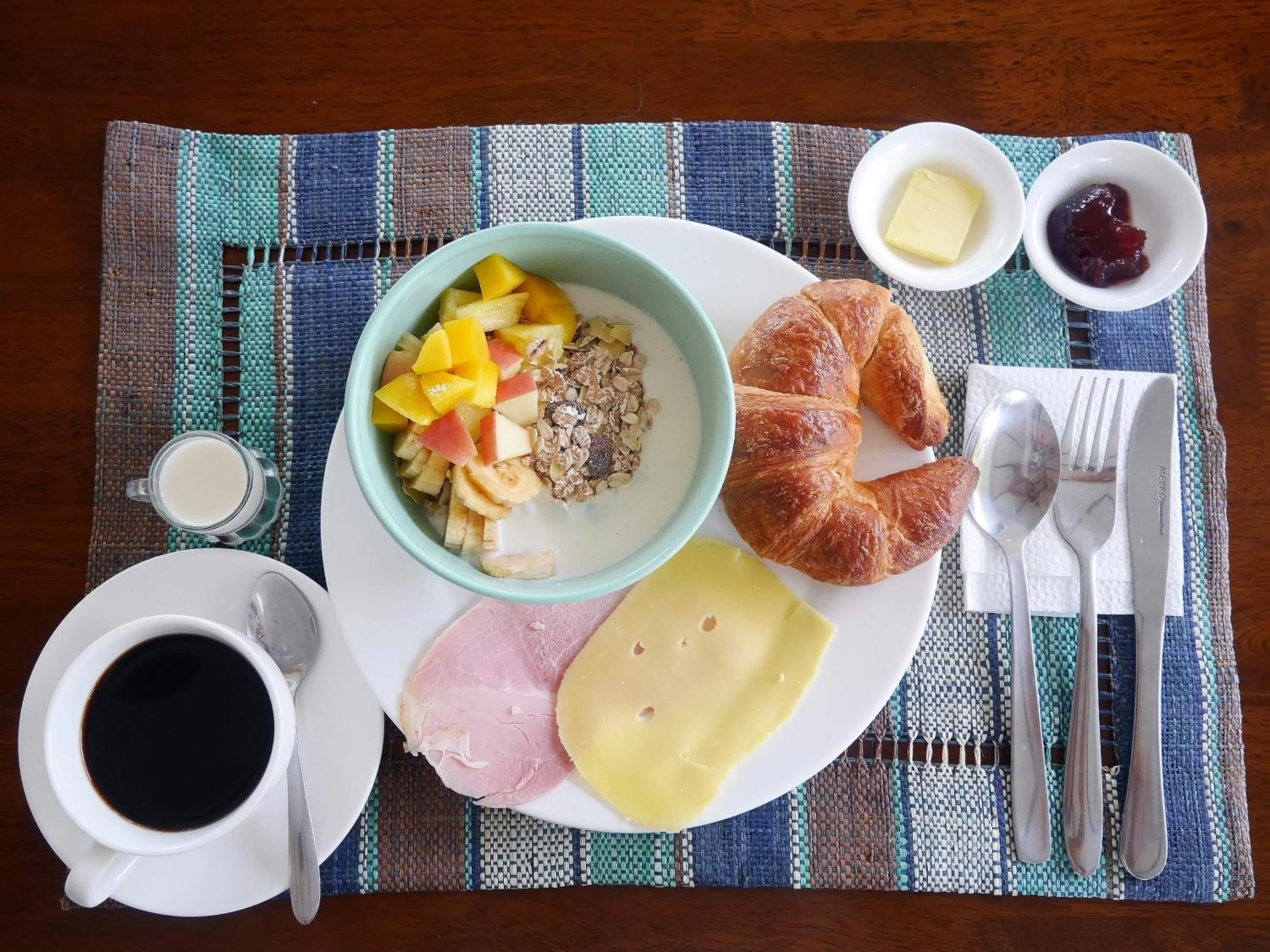 Continental breakfast in Bohol Dreamcatcher Resort