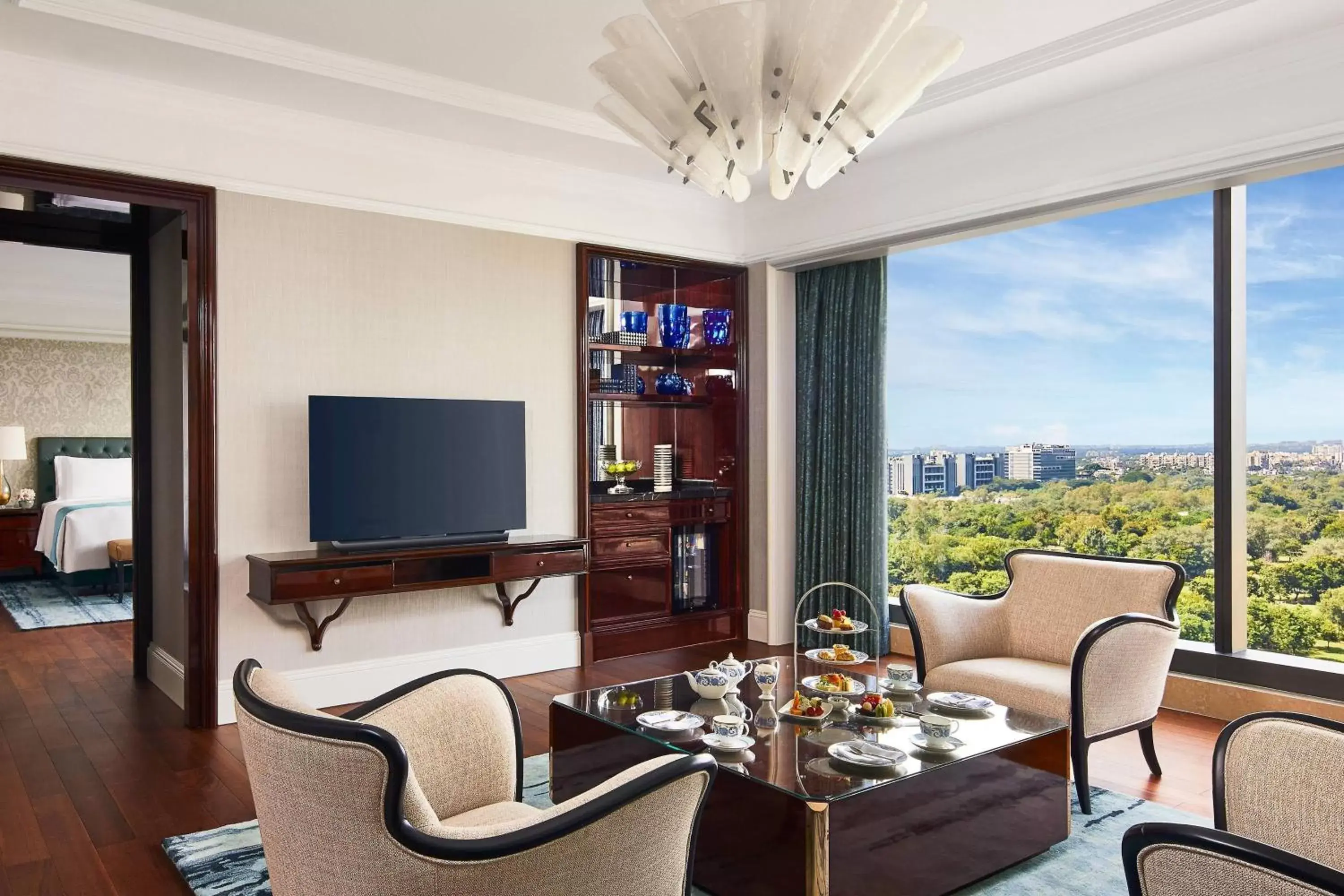 Living room in The Ritz-Carlton, Pune
