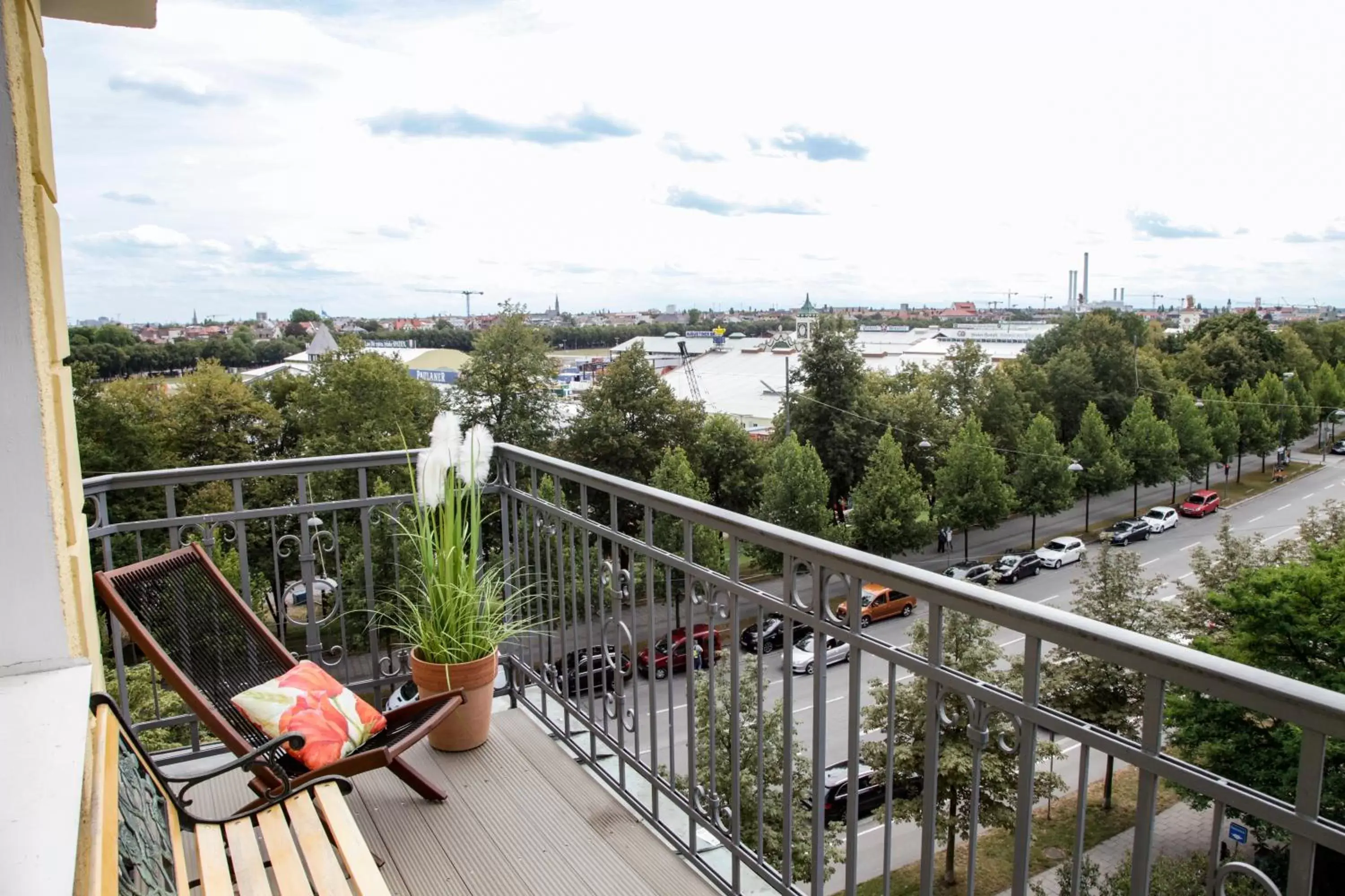 Balcony/Terrace in Boutique Hotel Krone München