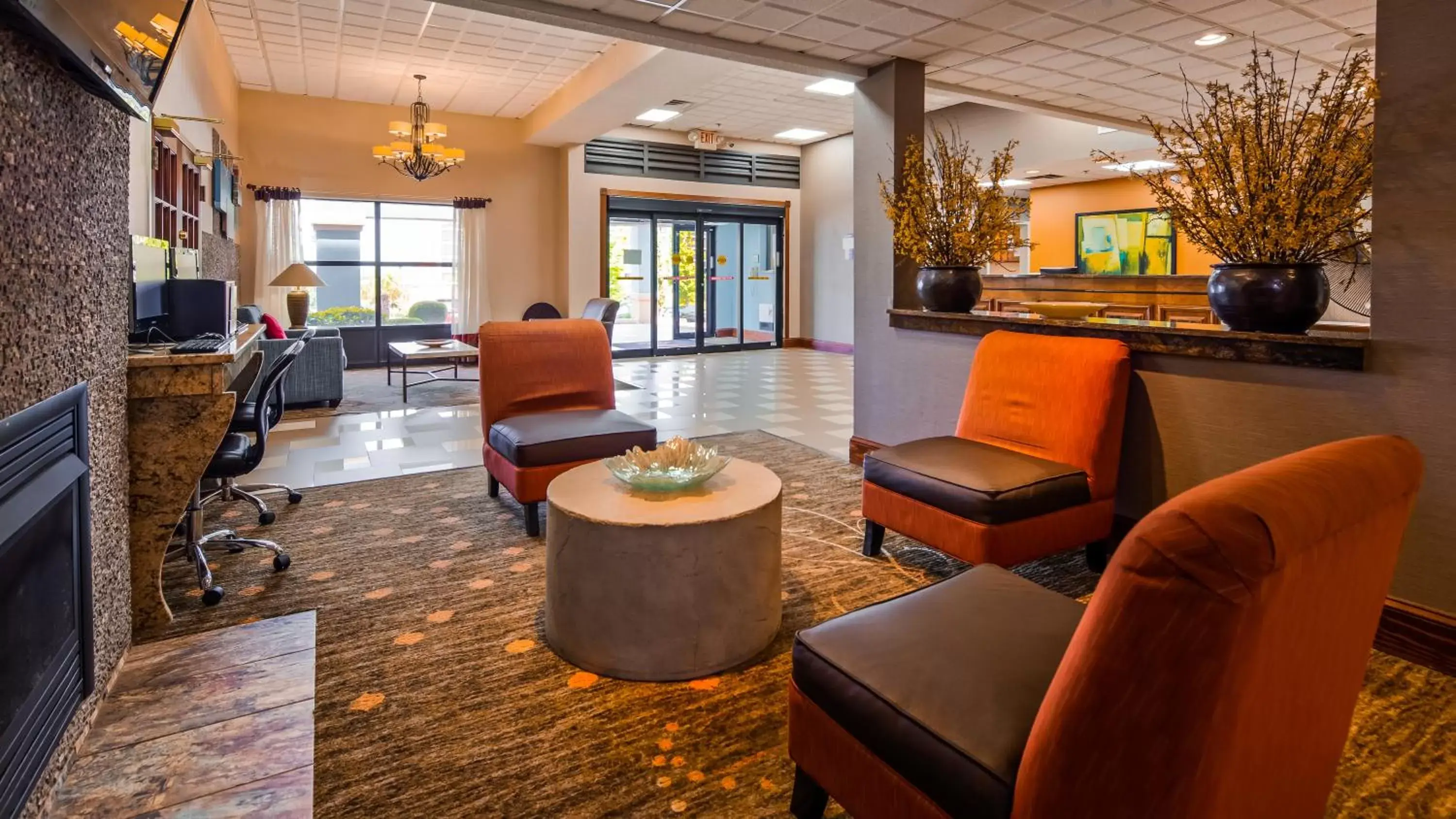 Lobby or reception, Lobby/Reception in Sky Point Hotel & Suites - Atlanta Airport