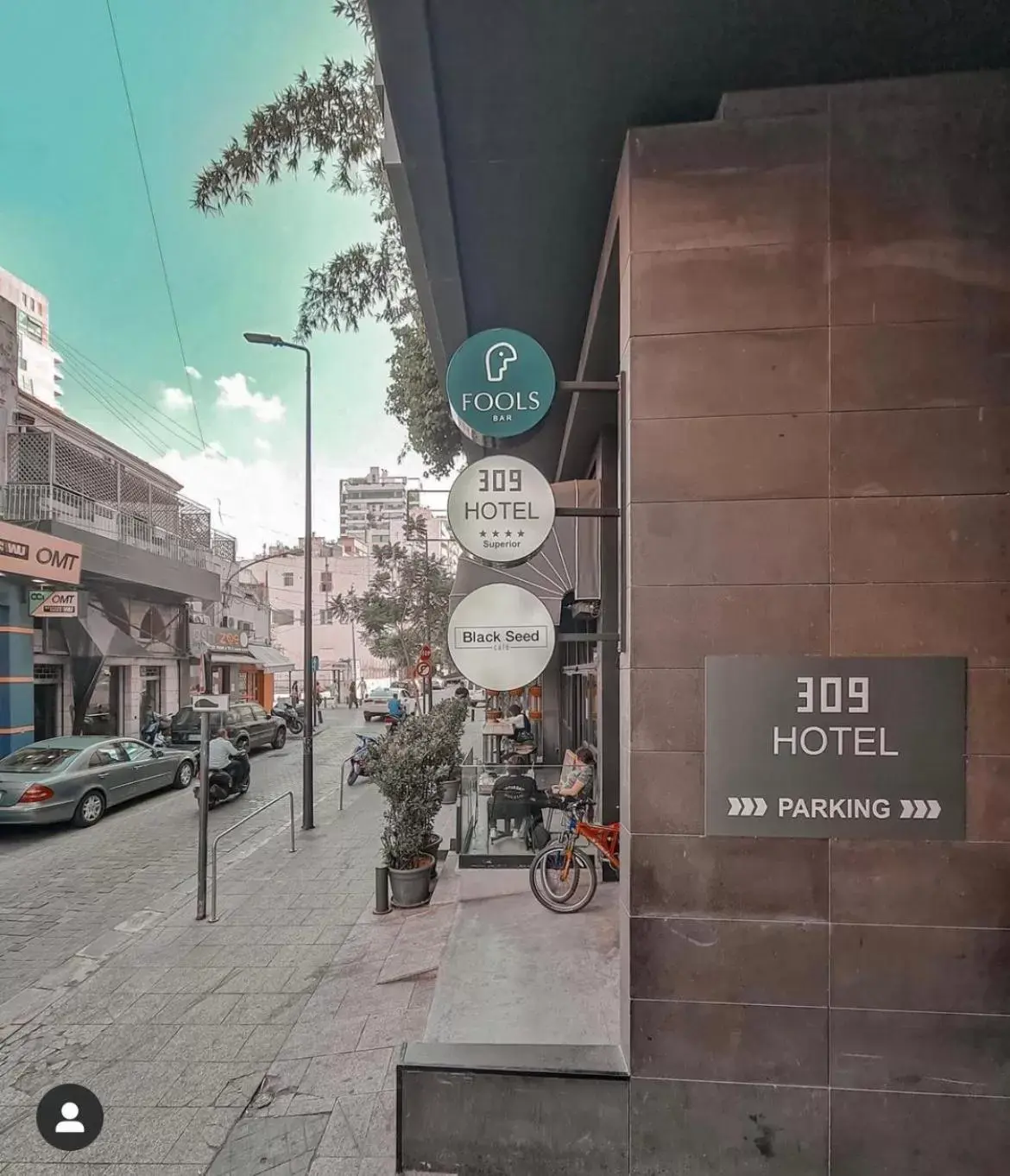 Facade/entrance in Three O Nine Hotel Facade/entrance in Three O Nine Hotel
