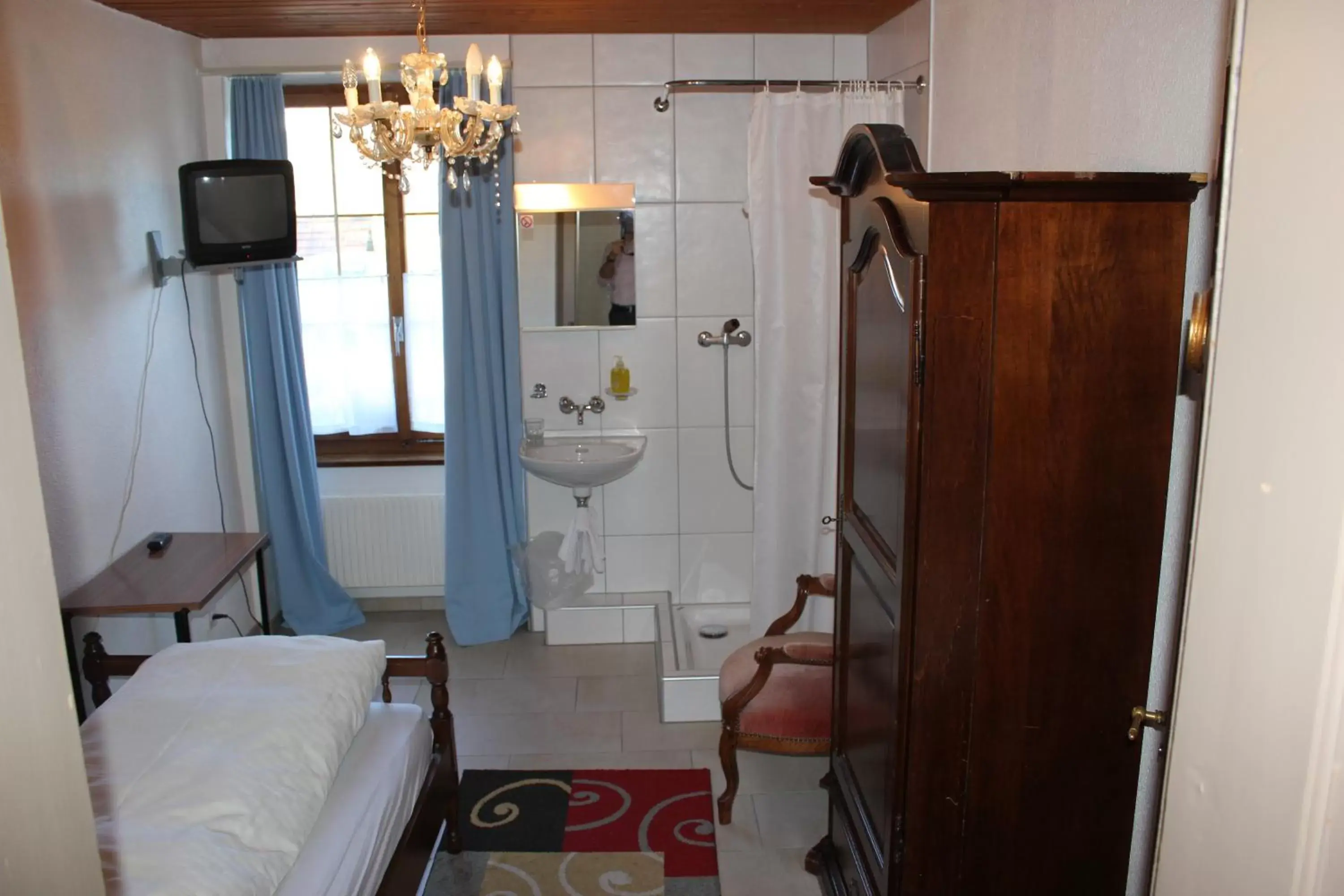 Single Room with Shared Toilet in Gasthof National