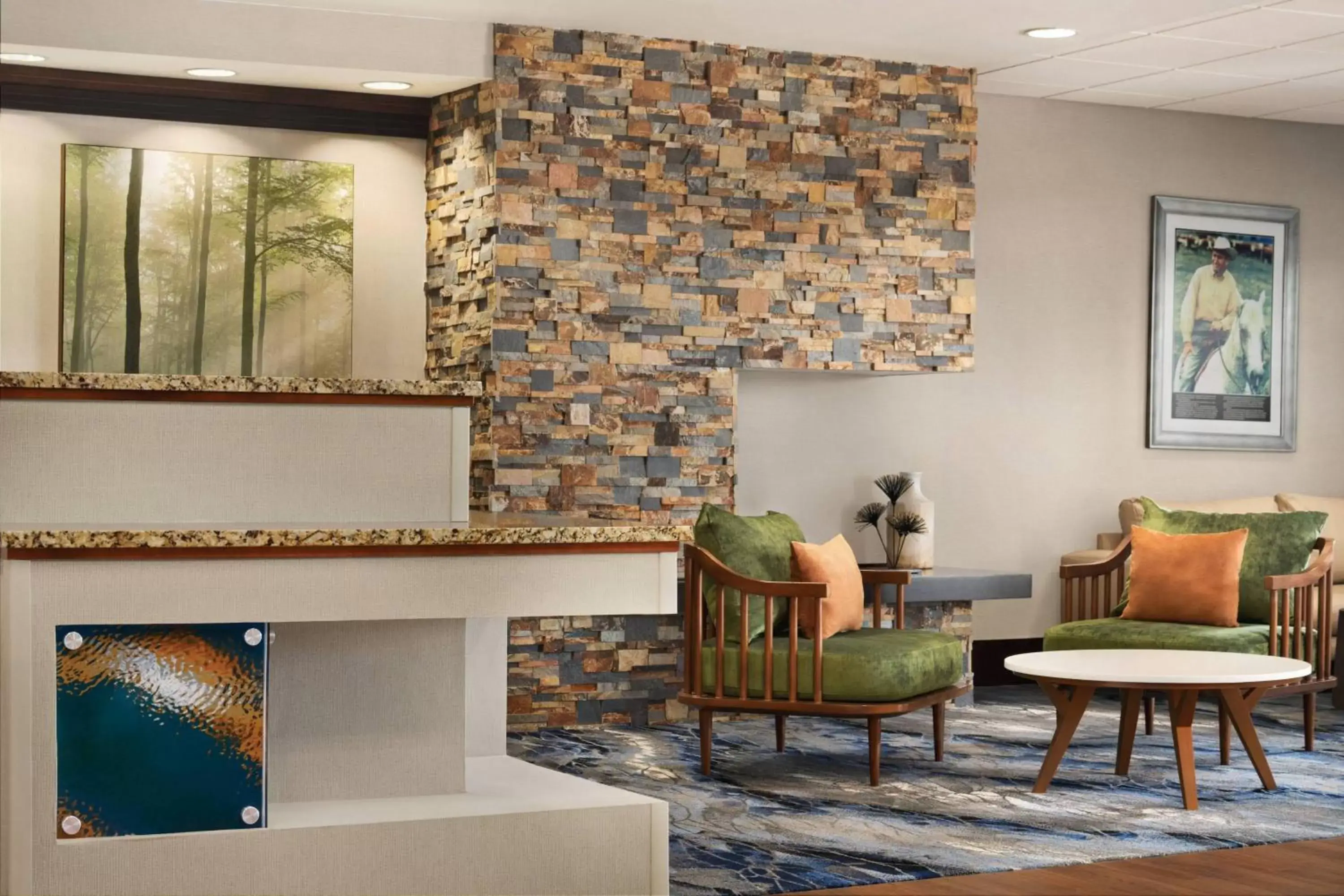 Lobby or reception in Fairfield Inn & Suites by Marriott Tupelo