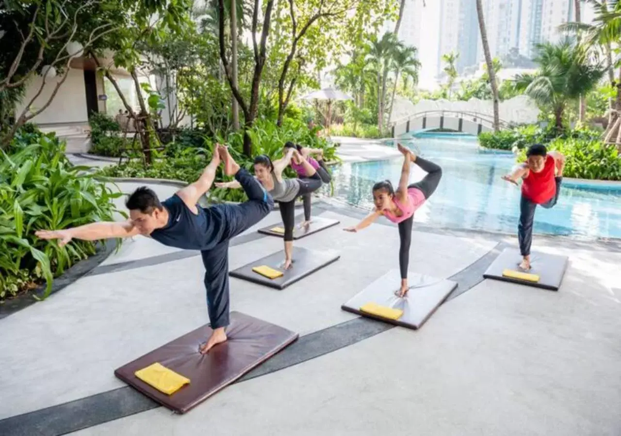 Fitness centre/facilities in Chatrium Residence Sathon Bangkok
