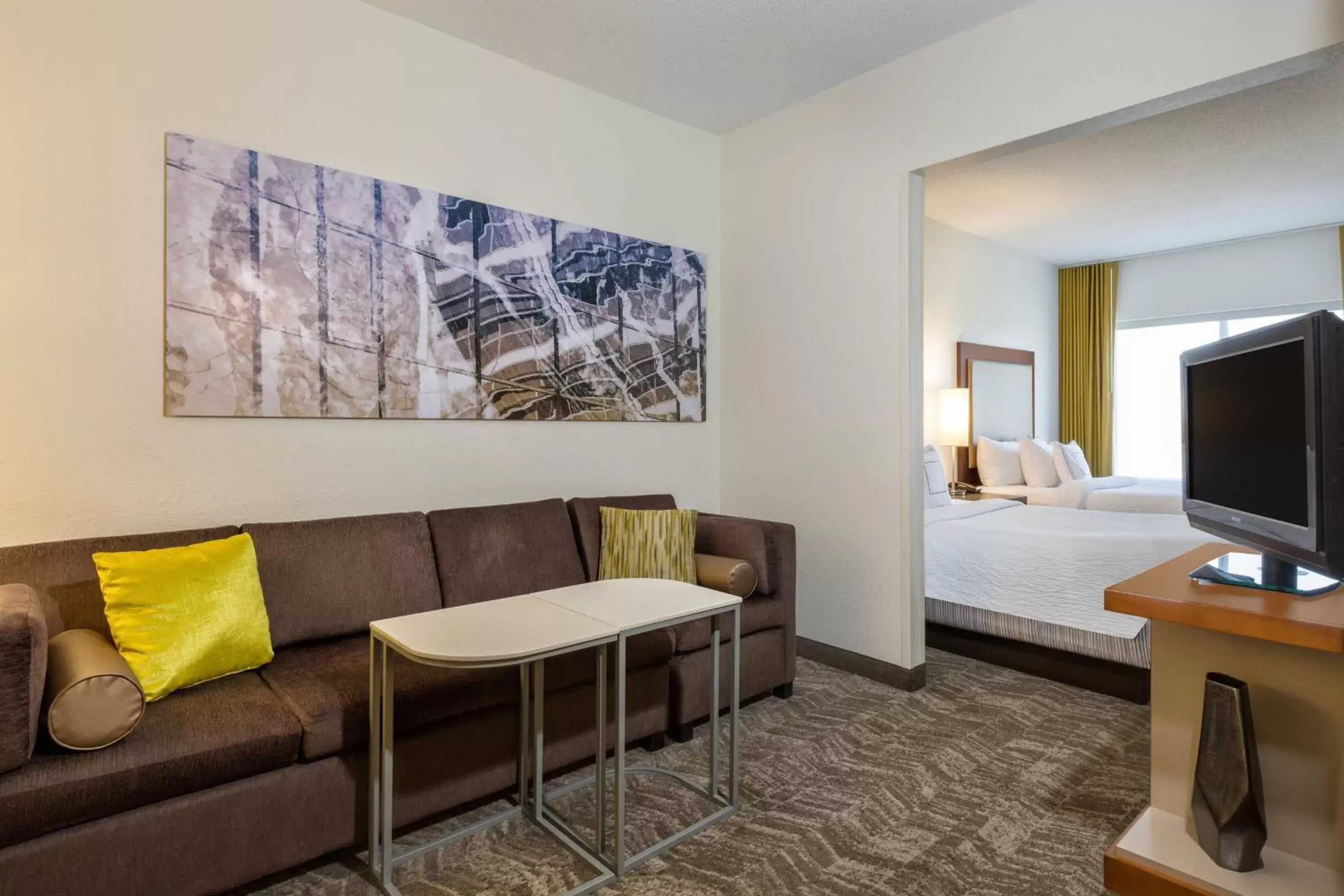 Bedroom, Seating Area in SpringHill Suites Louisville Hurstbourne/North