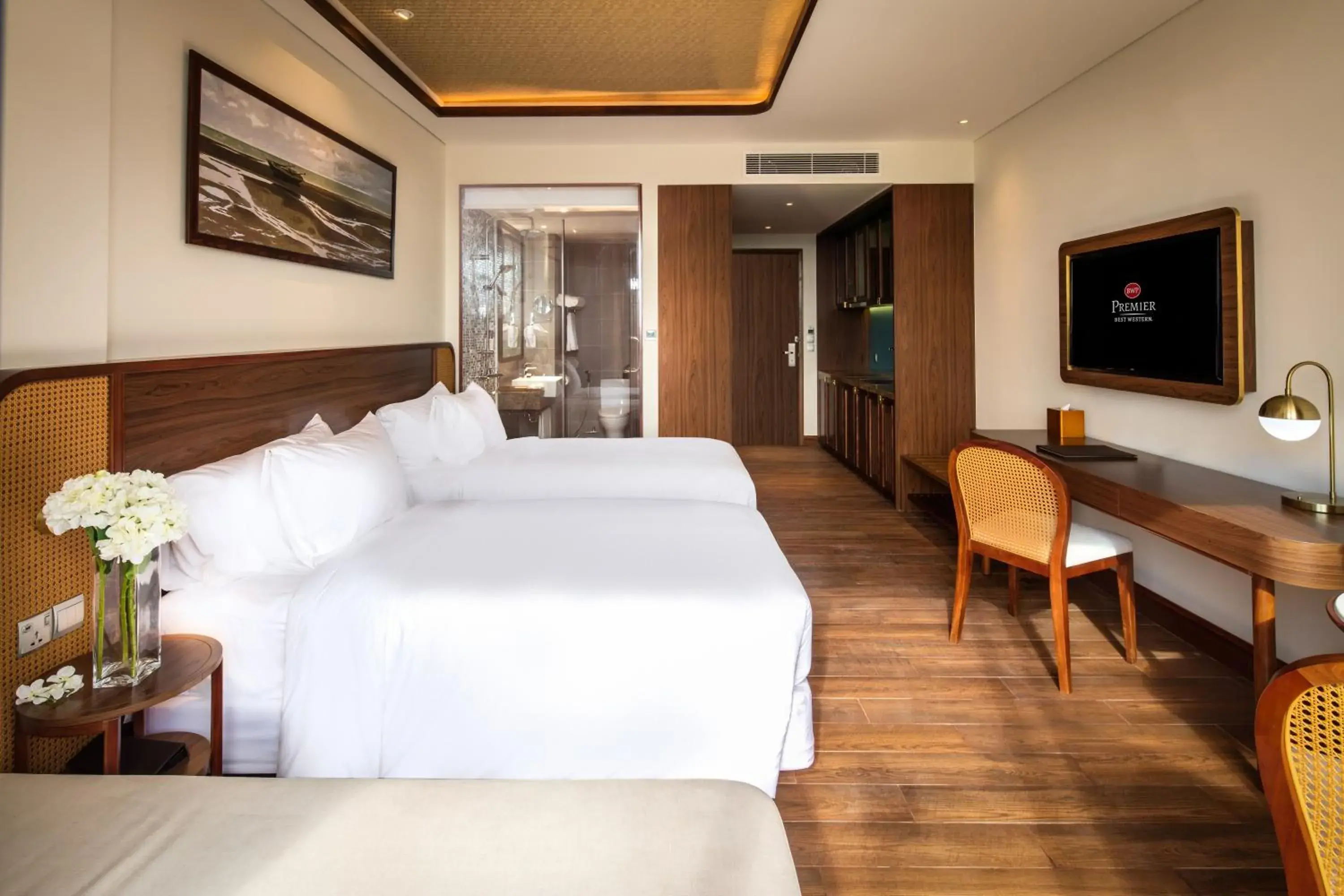 Bed in Best Western Premier Sonasea Phu Quoc