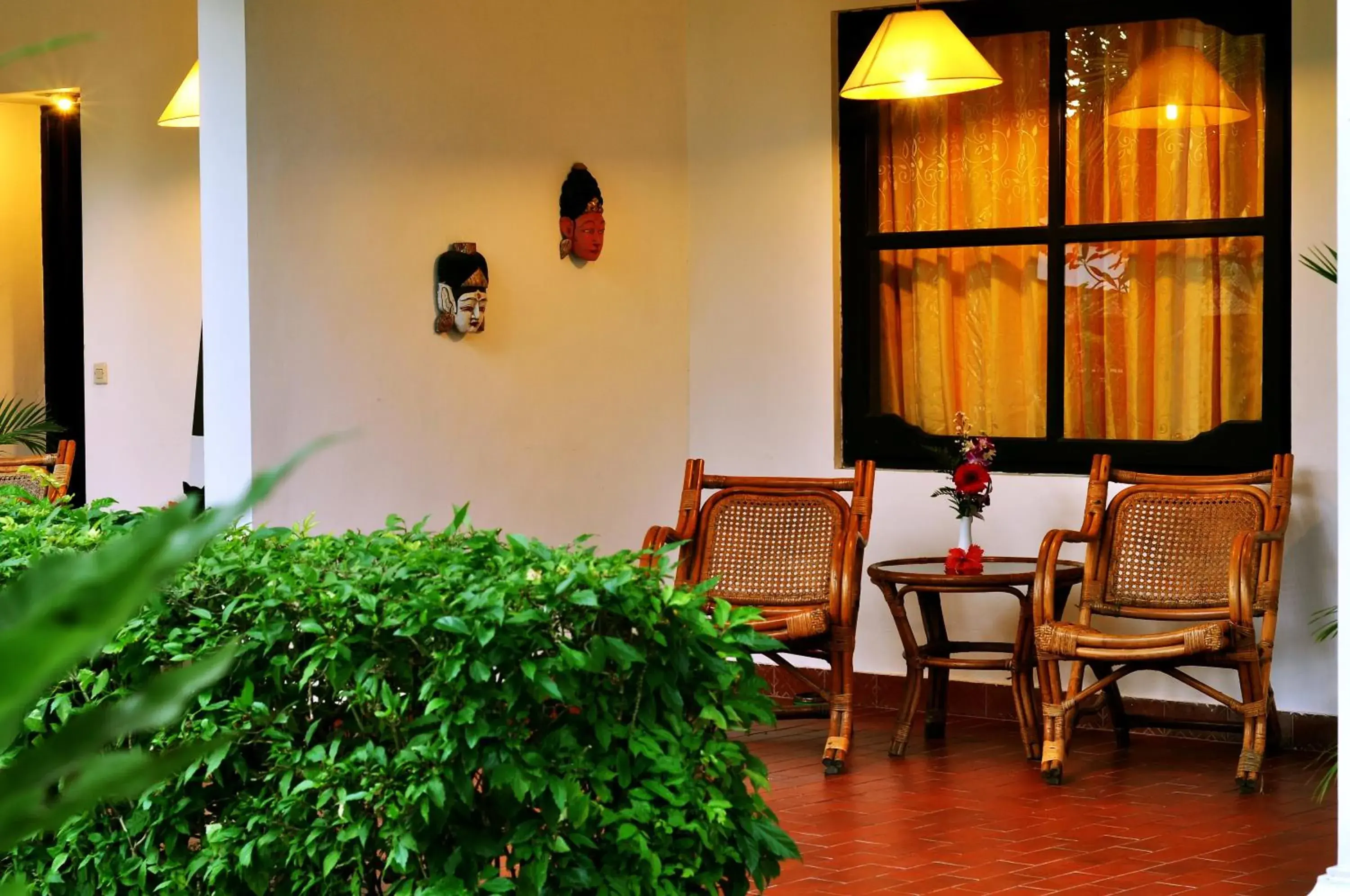 Balcony/Terrace in Hotel Palm Garden Bali