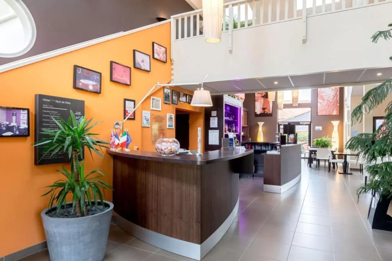 Lobby or reception in Best Western Hotel Nuit De Retz Nantes Sud