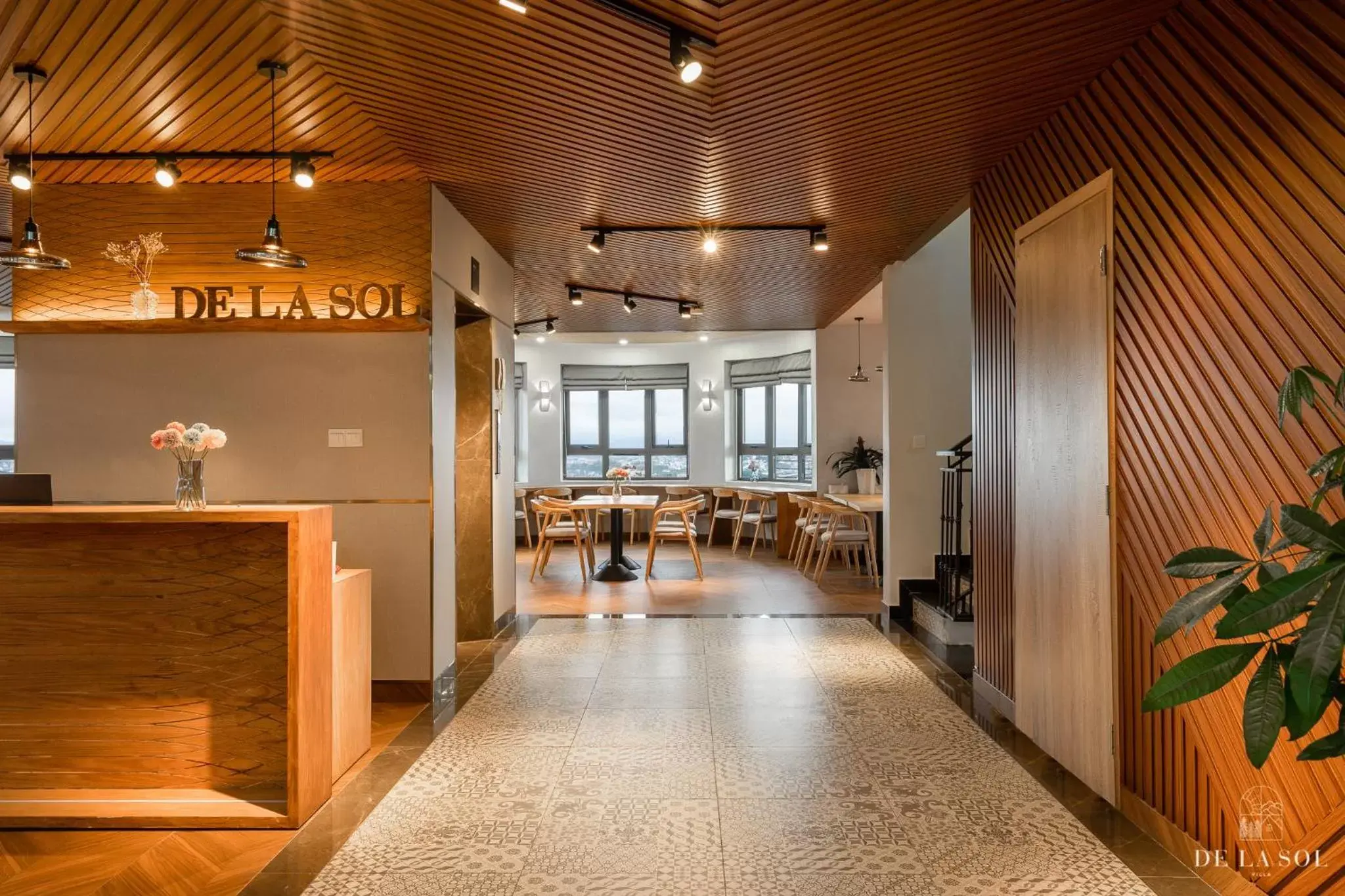 Lobby or reception in De La Sol Villa Dalat Lobby or reception in De La Sol Villa Dalat