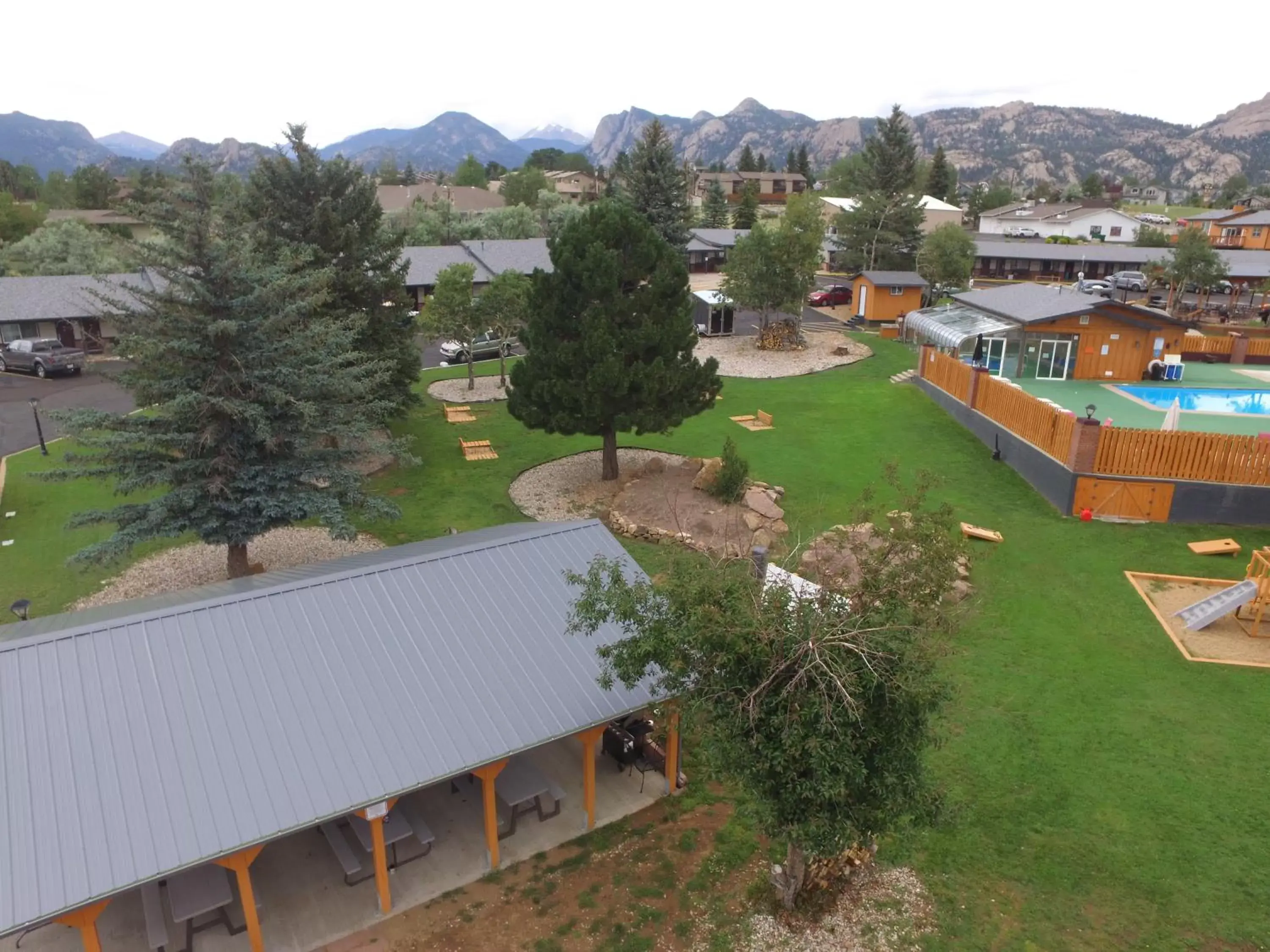 Bird's eye view, Pool View in Murphy's Resort