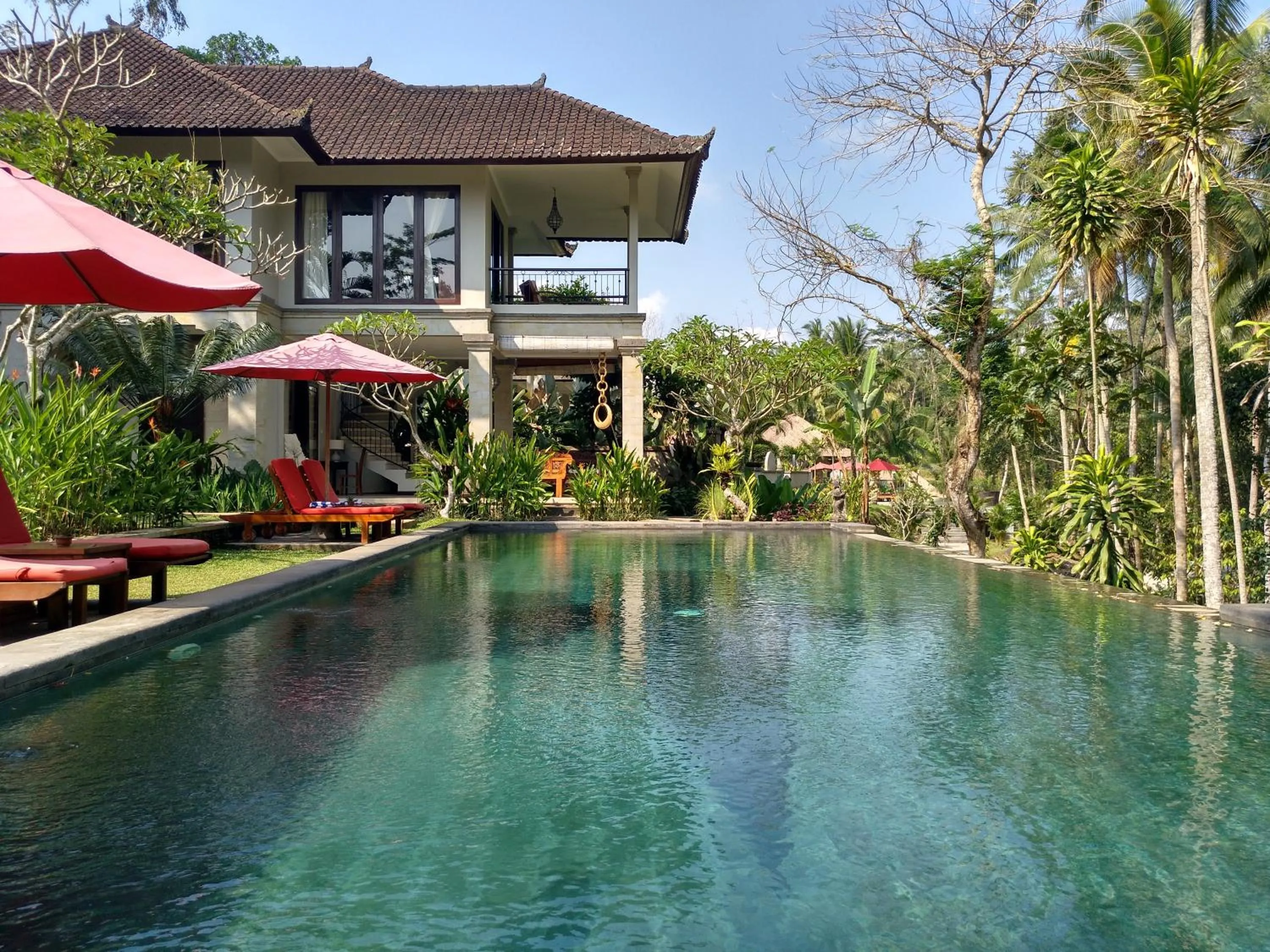Patio in Suara Air Luxury Villa Ubud
