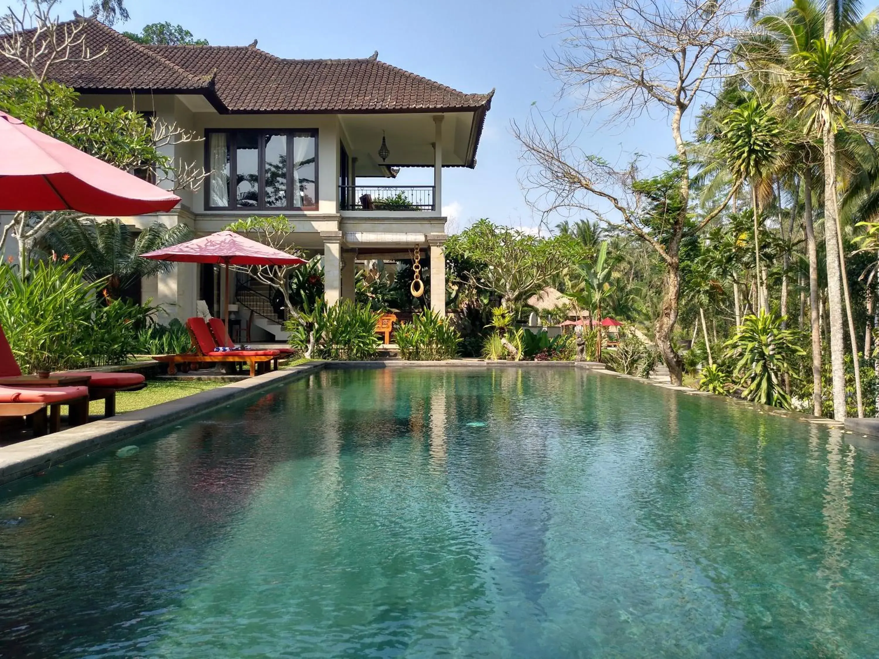 Patio, Swimming Pool in Suara Air Luxury Villa Ubud