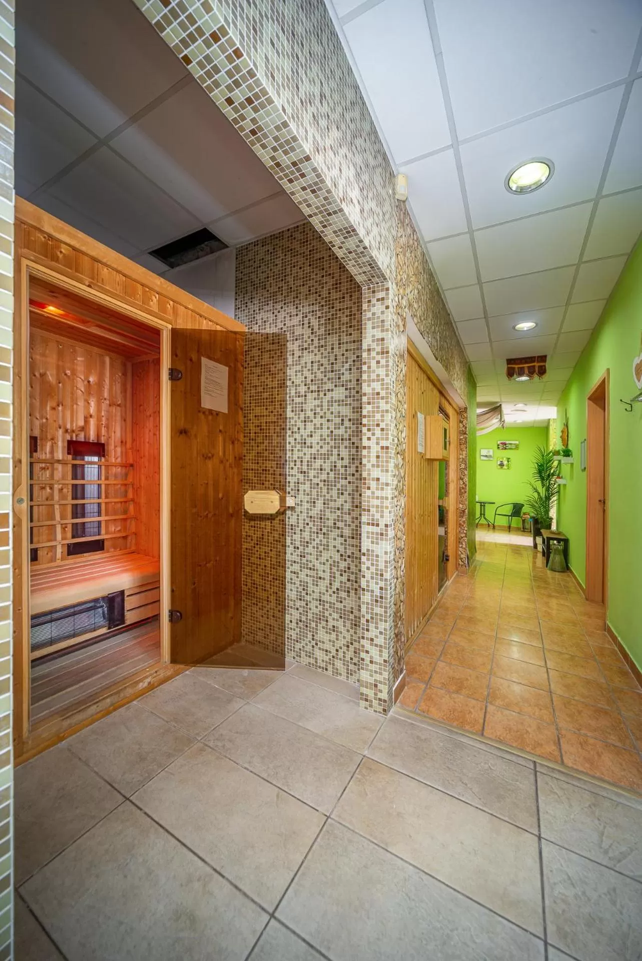 Sauna in Nefelejcs Hotel