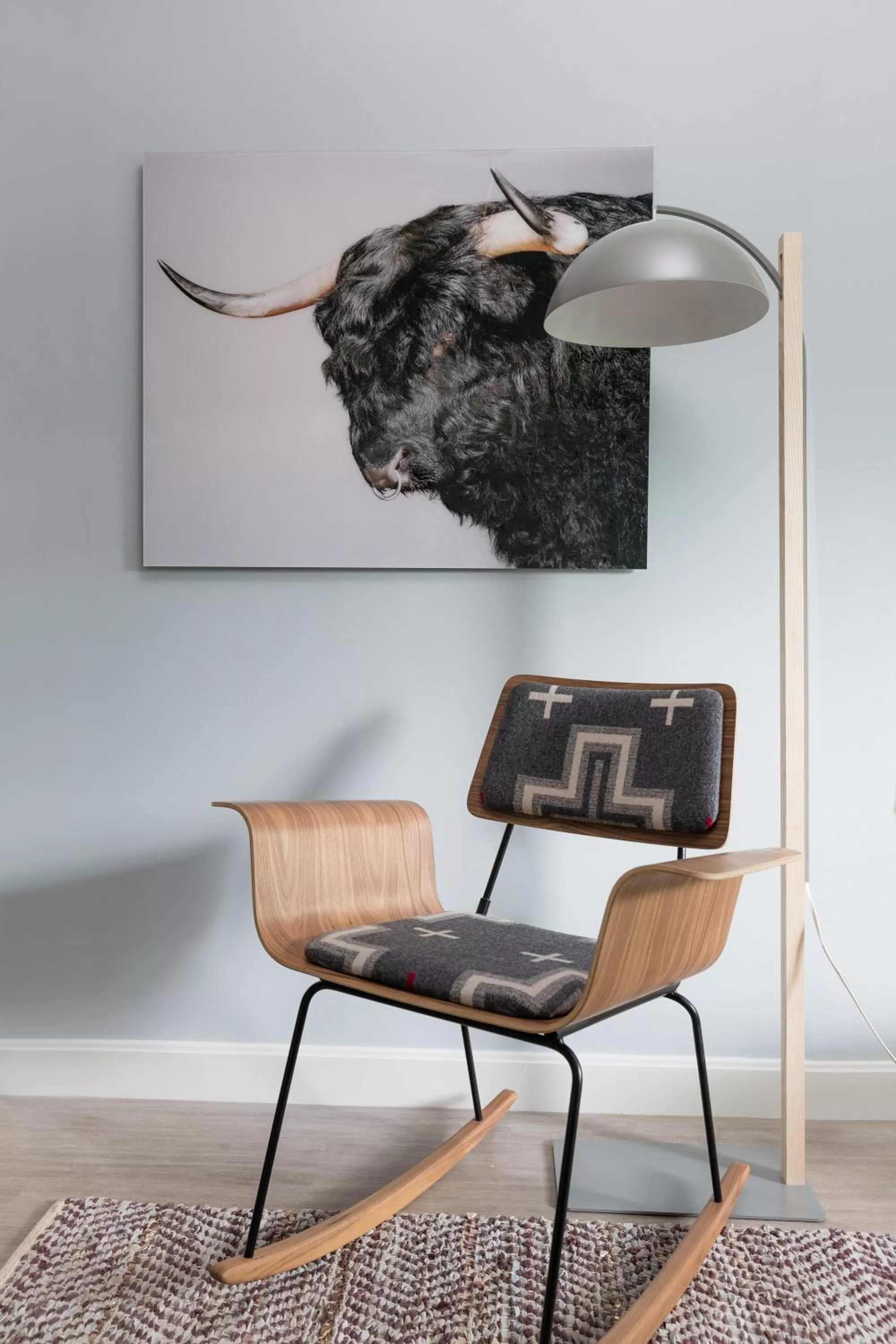 Seating area in Field Guide Lodge