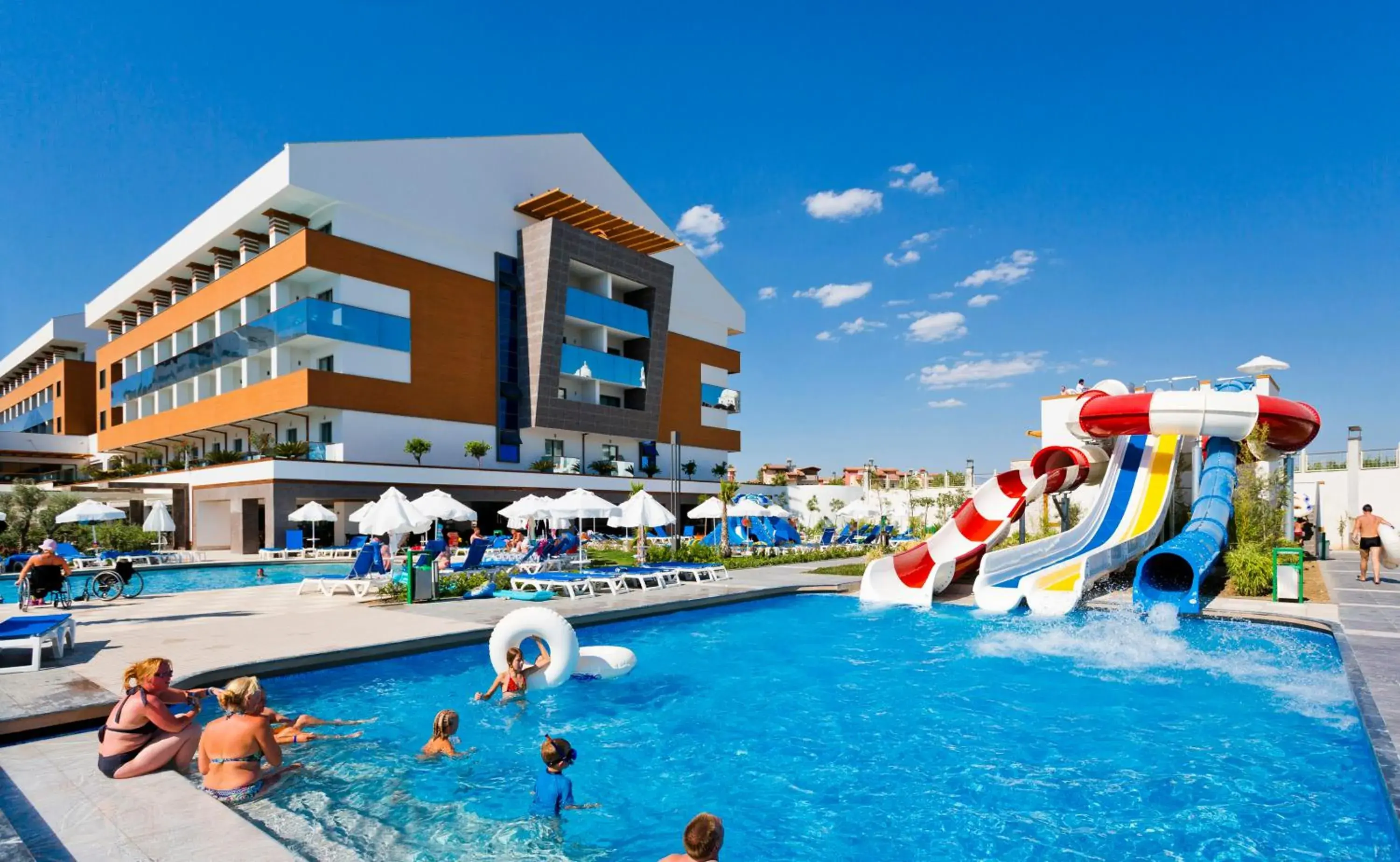 Summer, Swimming Pool in Terrace Elite Resort Ultra All Inclusive