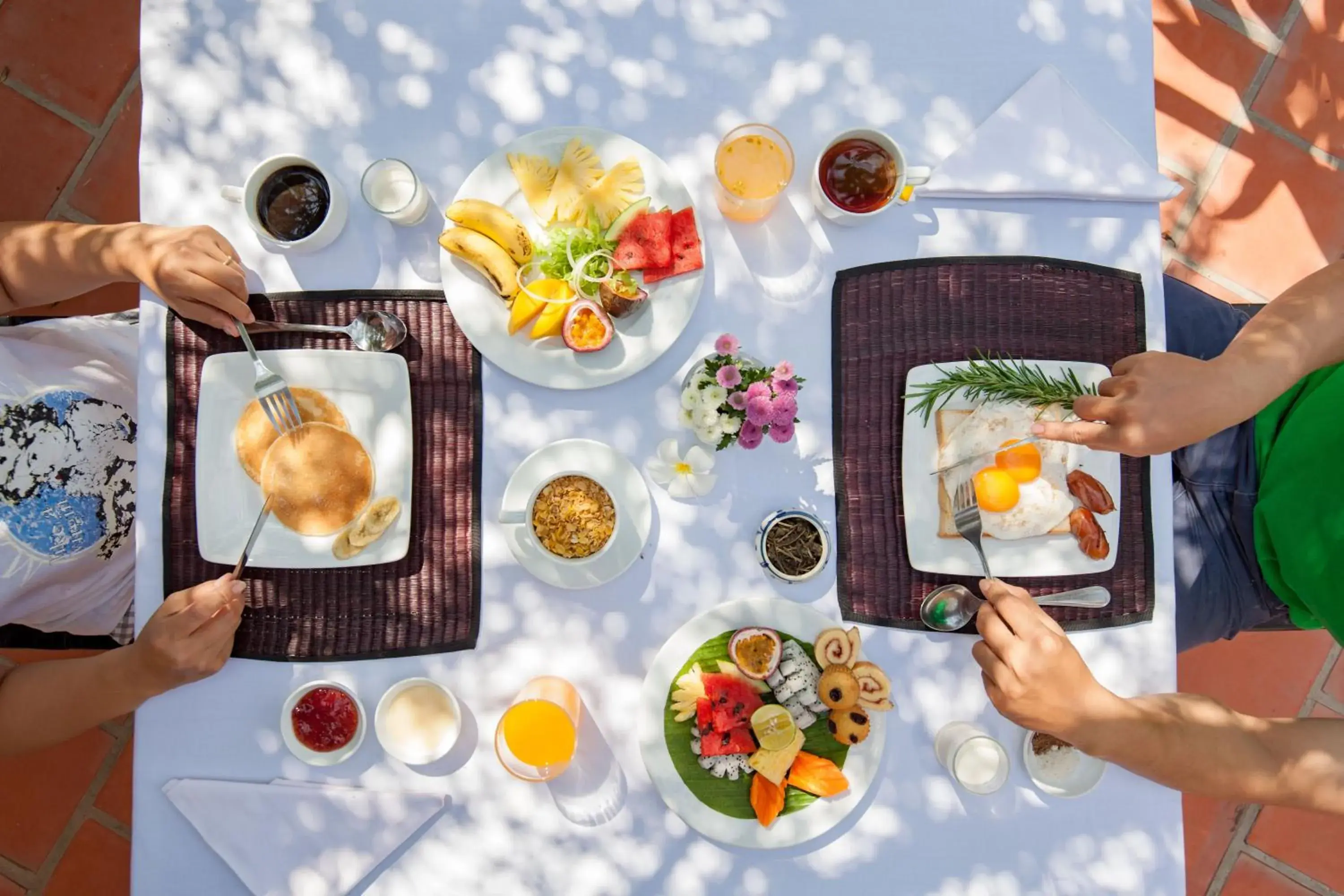 Breakfast in Thanh Kieu Beach Resort