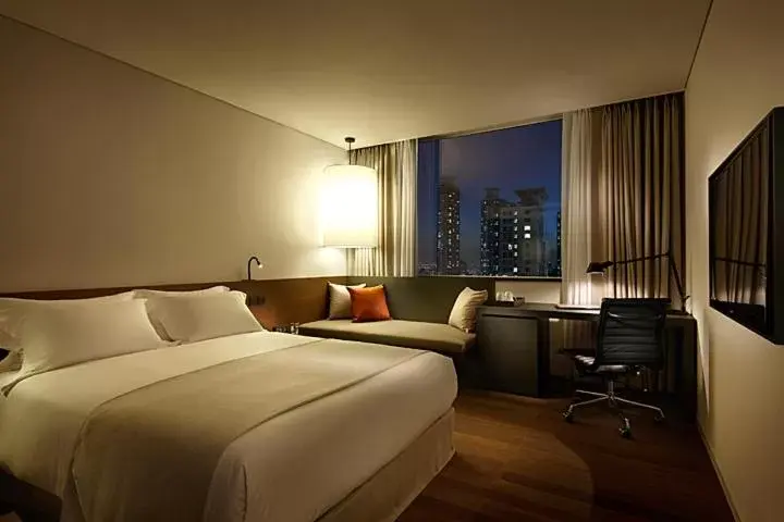 Bed in Shilla Stay Dongtan