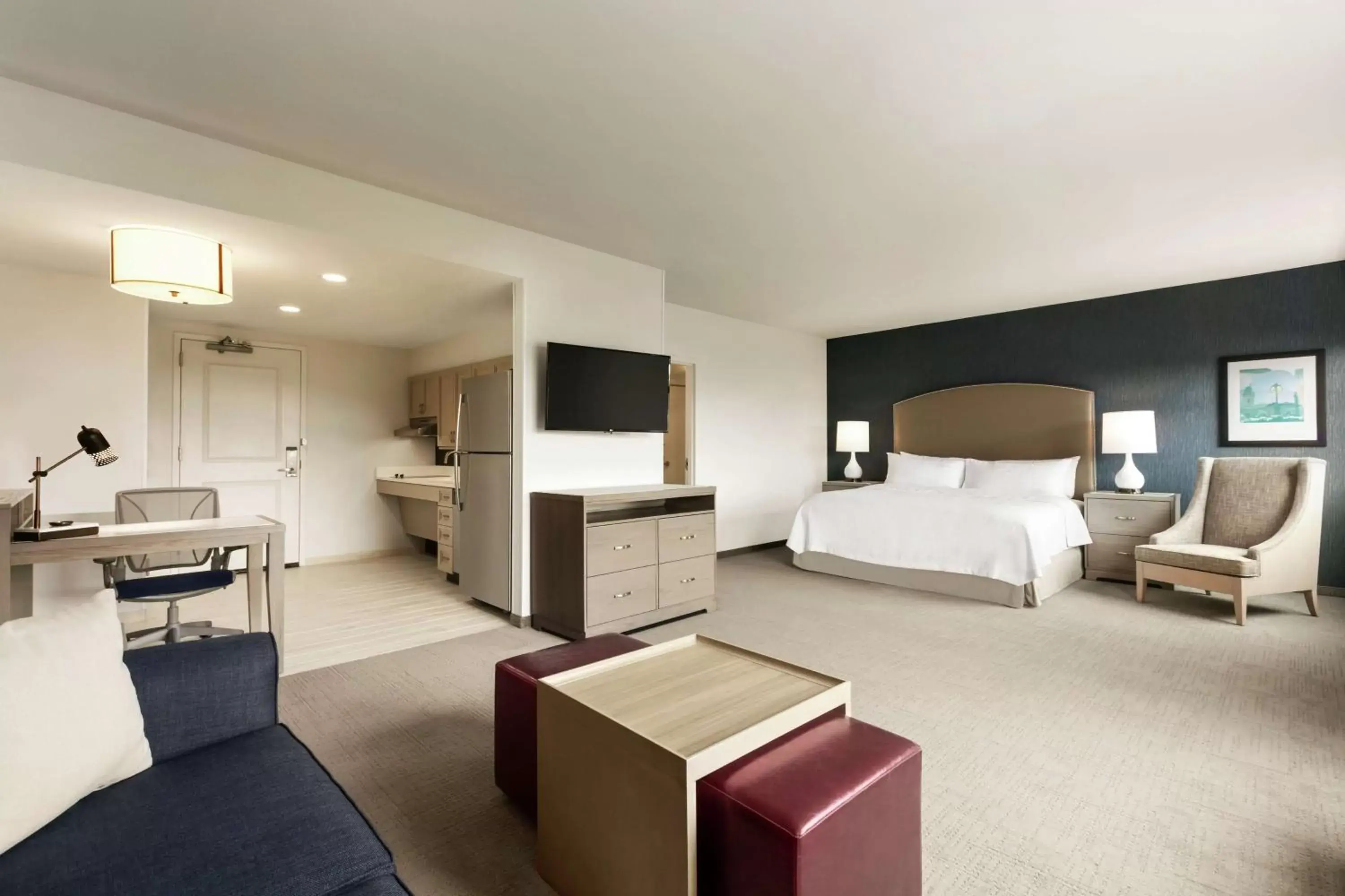Bedroom in Homewood Suites By Hilton Worcester