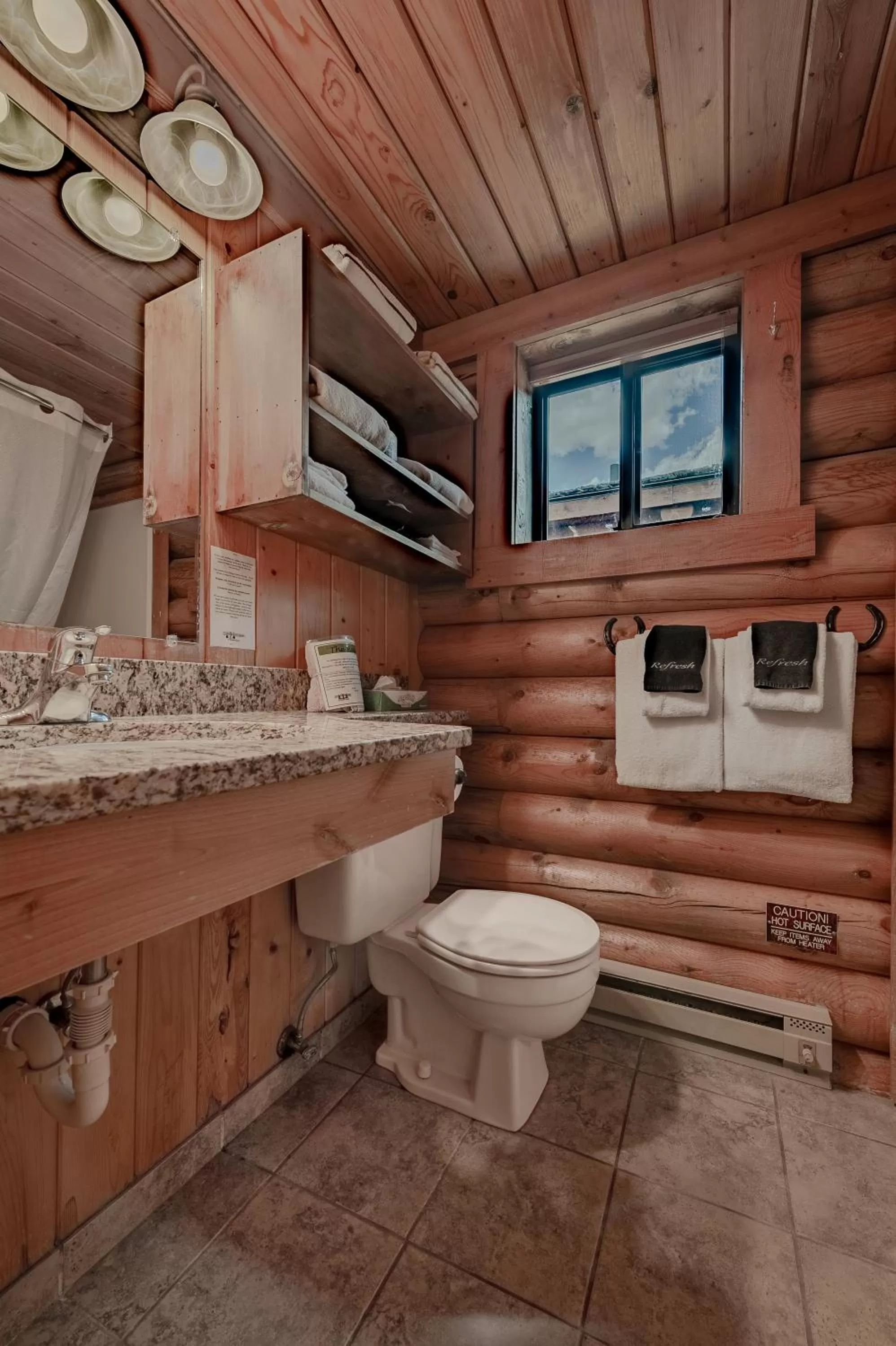 Toilet in Cowboy Village Resort