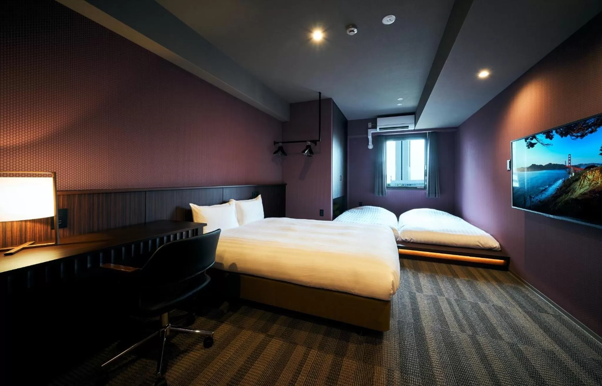 Bed in Rakuten STAY Kokura Station Standard Double Room