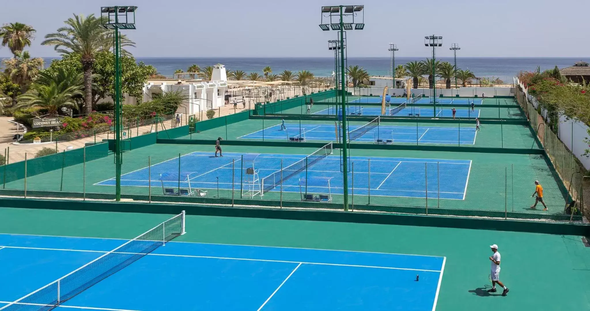 Tennis court, Swimming Pool in El Mouradi Palace