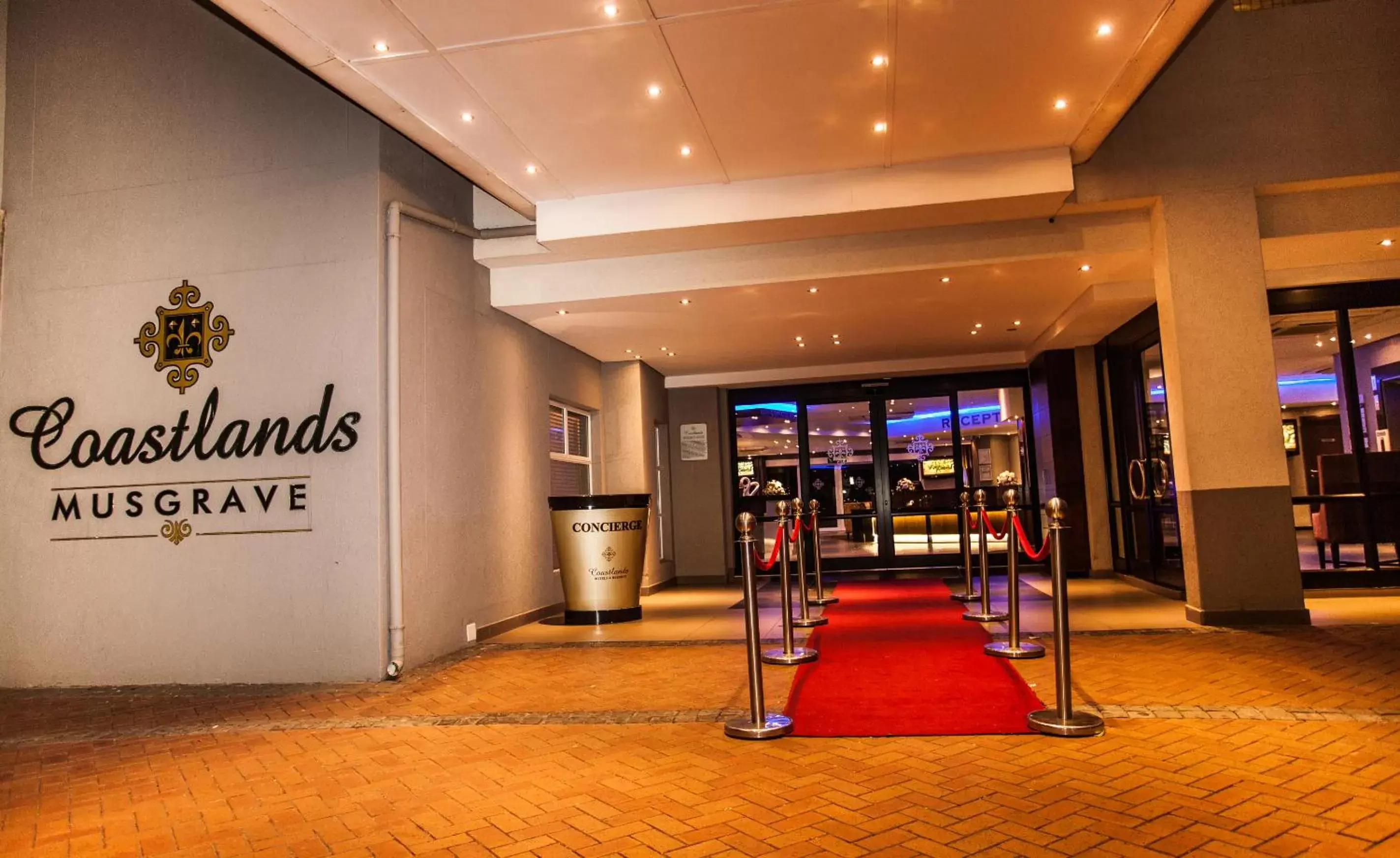 Facade/entrance in Coastlands Musgrave Hotel