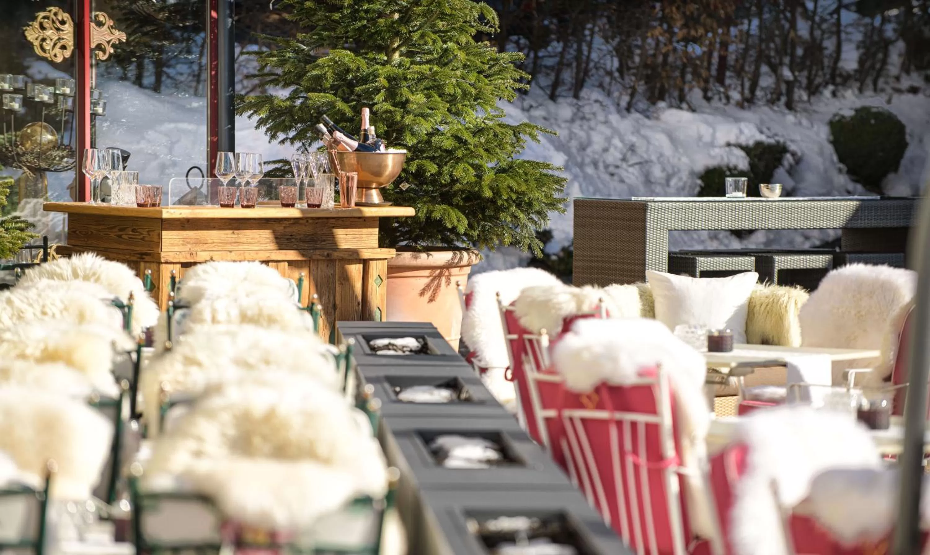 Seating area in Alpines Lifestyle Hotel Tannenhof