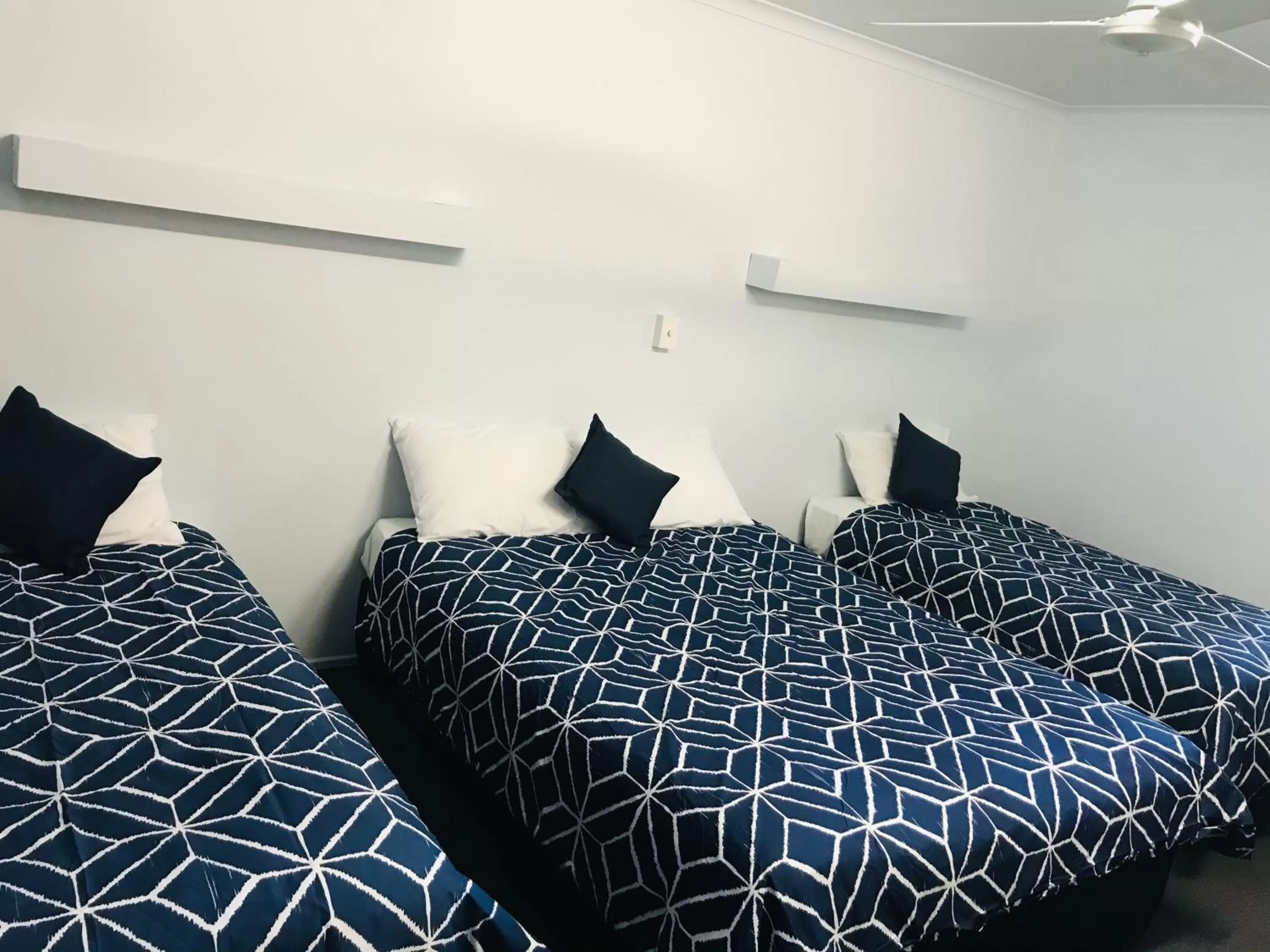 Bed in Classic Motel