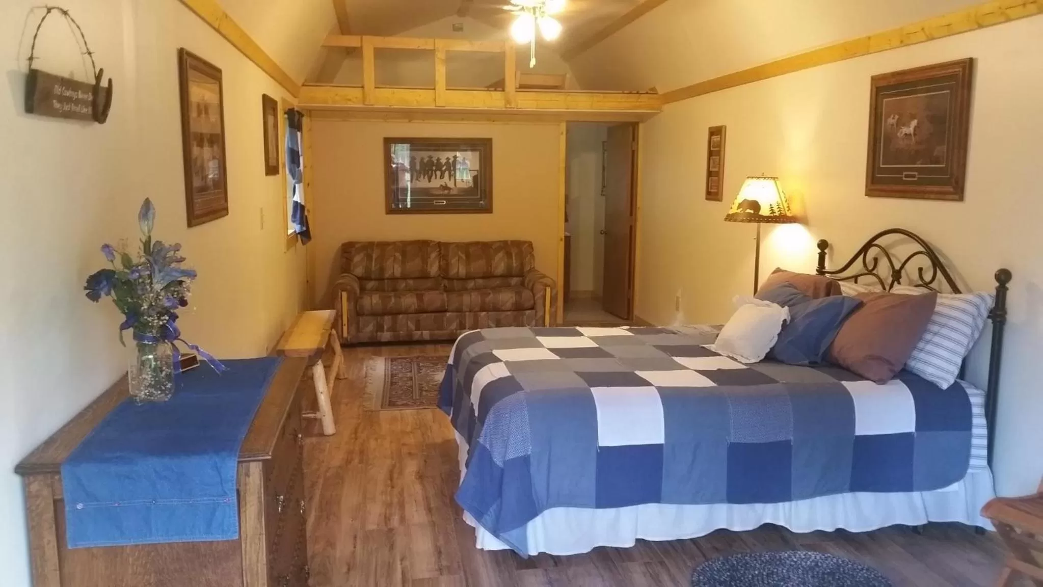 Bedroom, Bed in Lonesome Dove Ranch