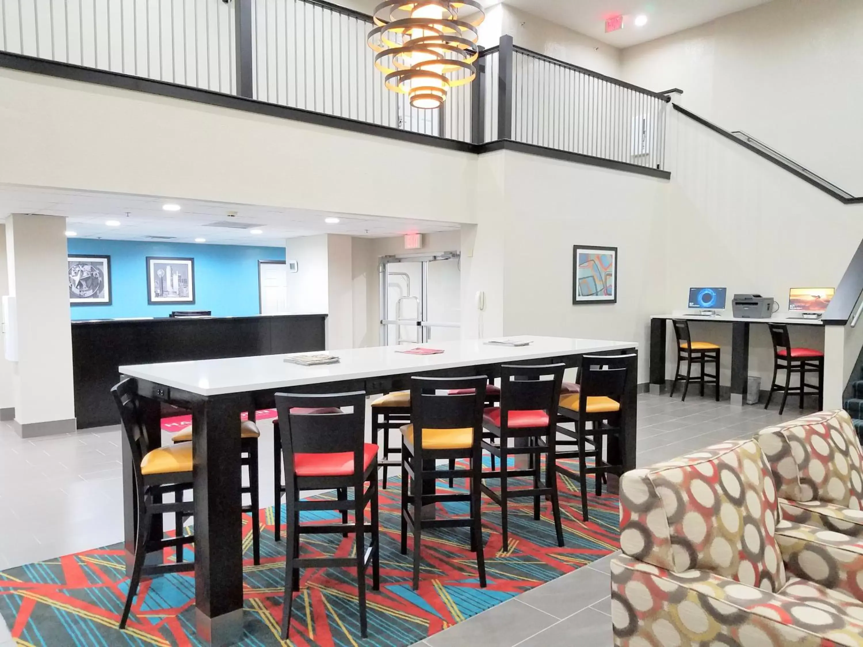 Lobby or reception, Restaurant/Places to Eat in Hawthorn Suites Irving DFW South