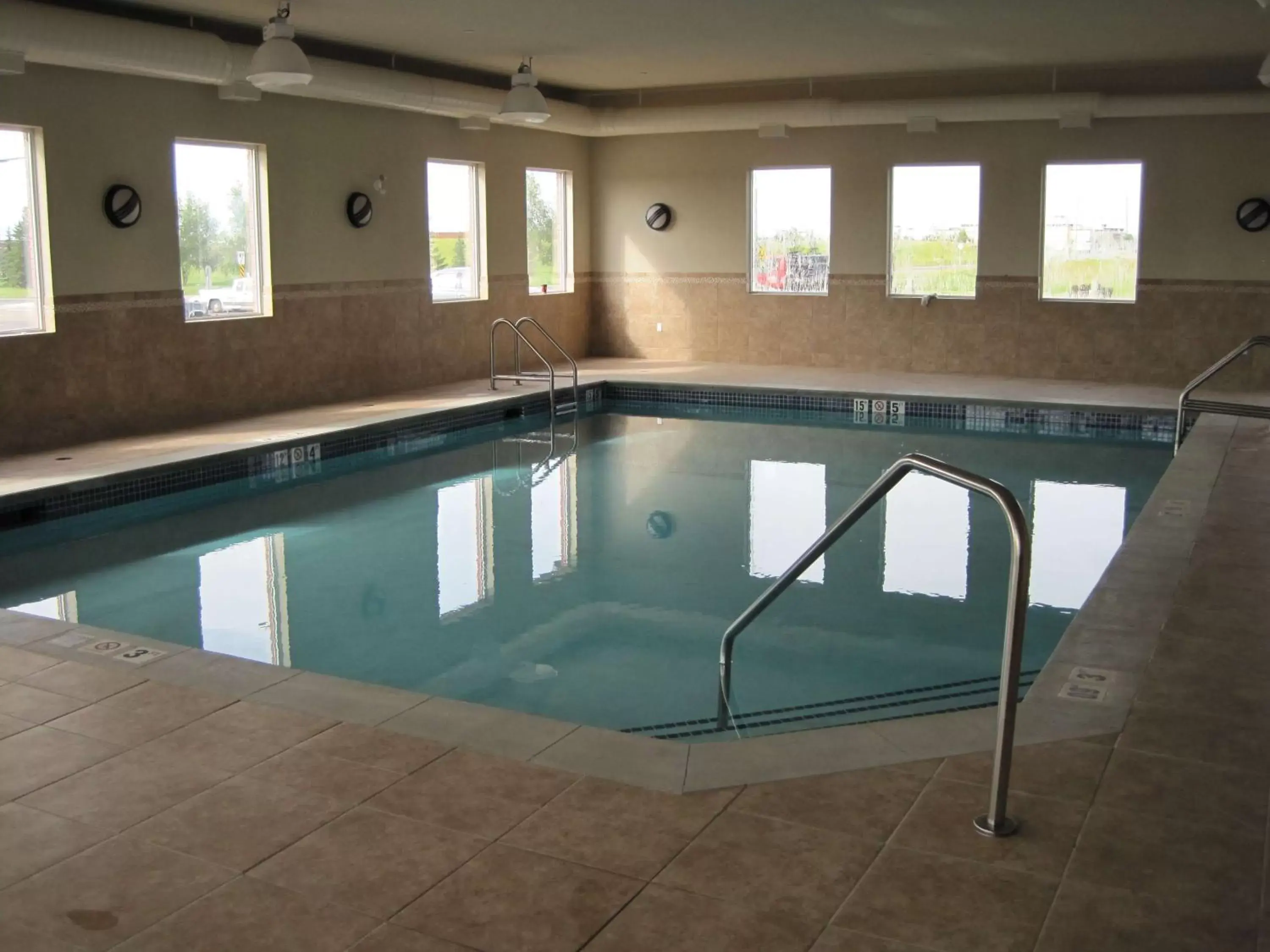 Pool view, Swimming Pool in Hampton Inn by Hilton Fort Saskatchewan