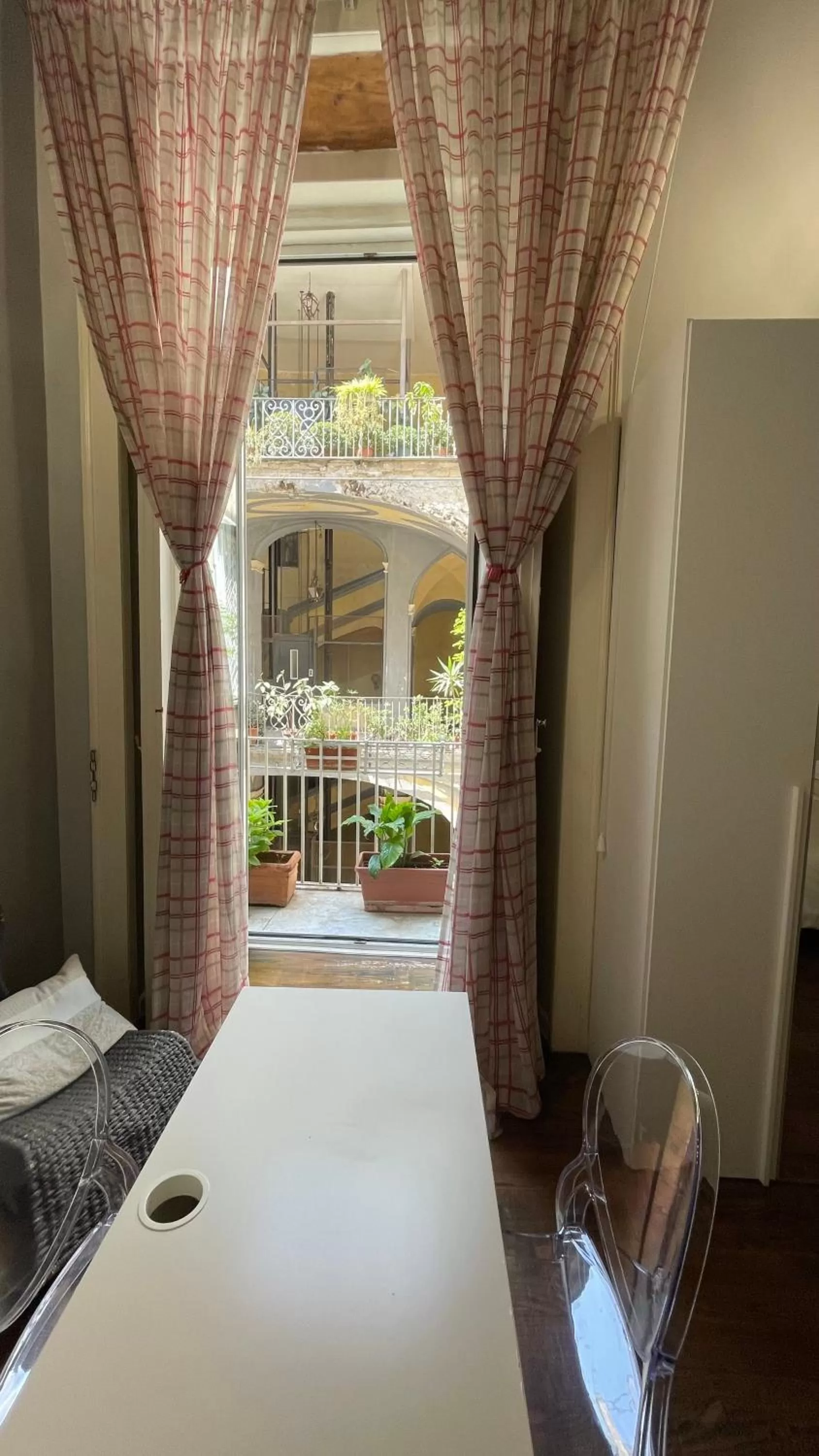 View (from property/room), Bed in Anima Partenopea