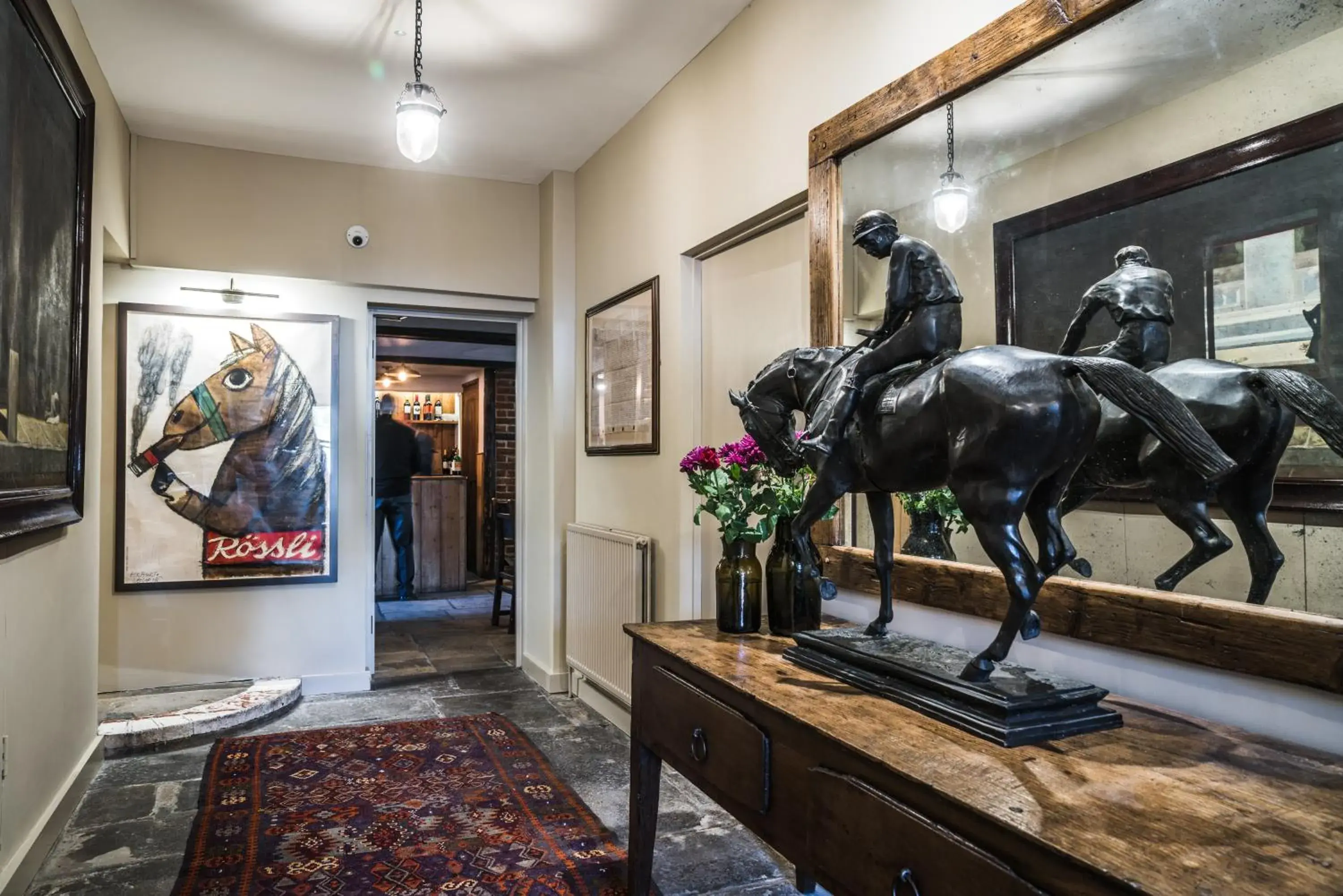 Lobby or reception in The Horse and Groom Inn