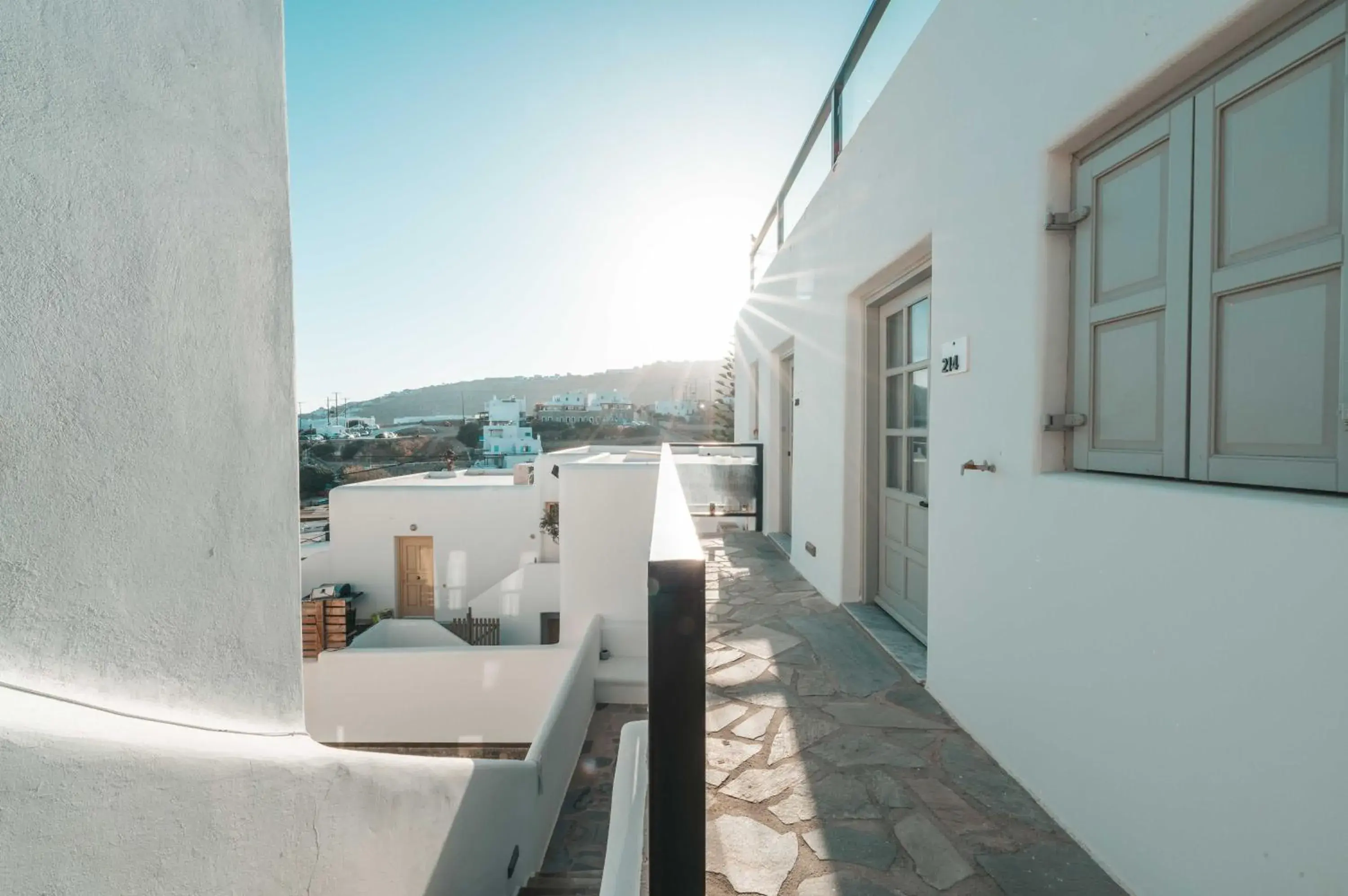 Balcony/Terrace in Mr & Mrs White Mykonos