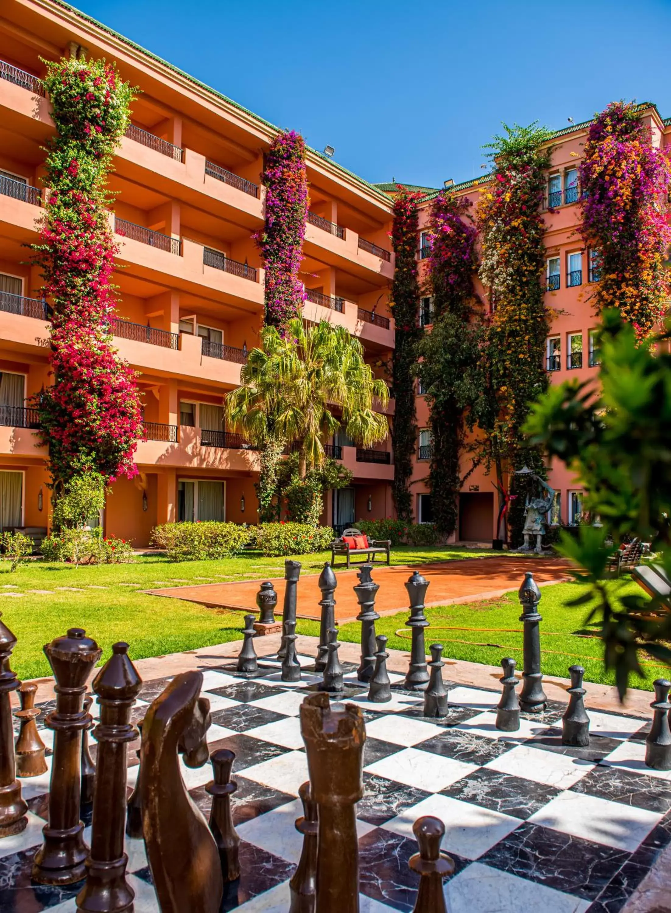 Garden, Property Building in Sofitel Marrakech Lounge and Spa