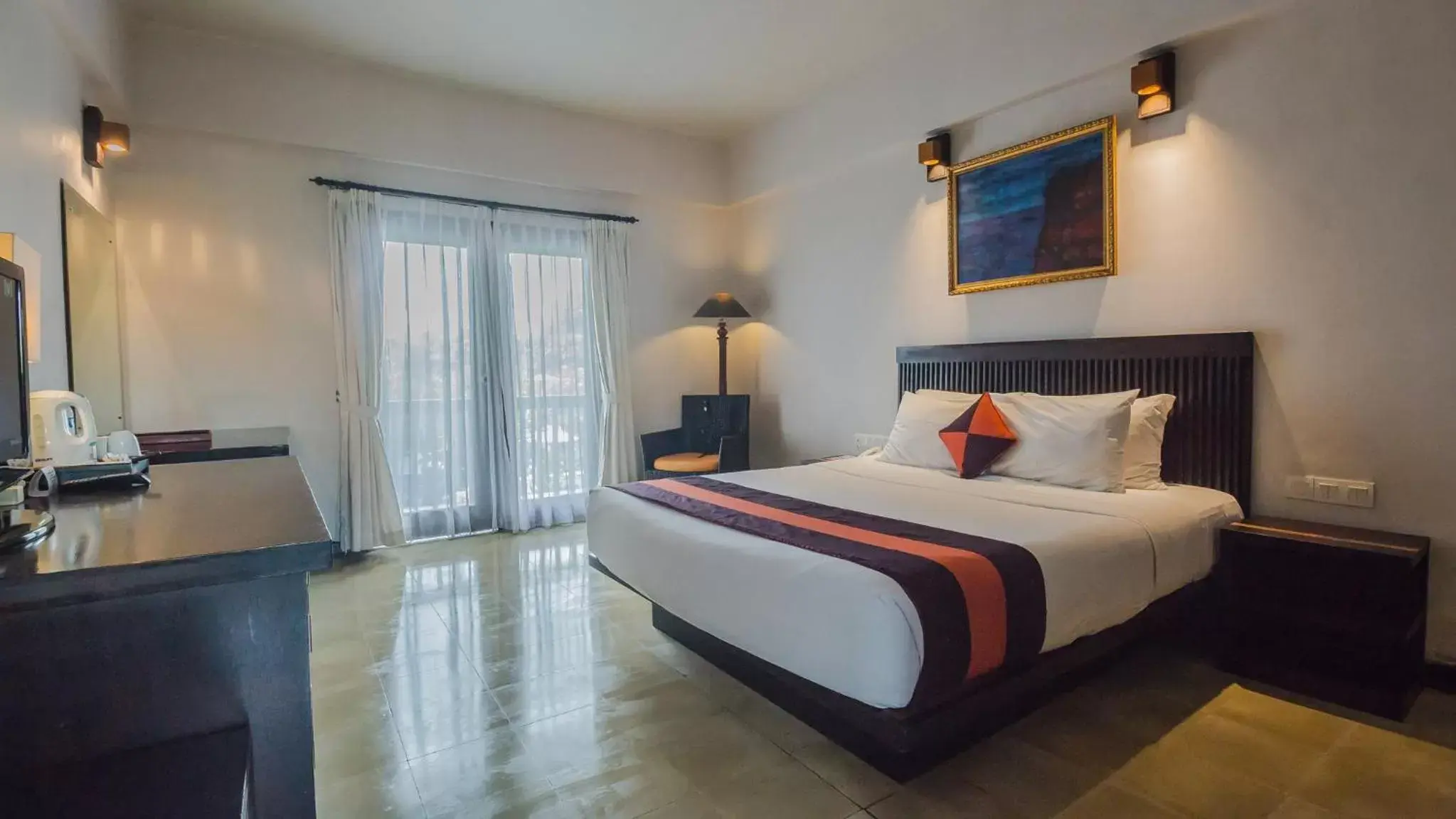 Bed in The Lokha Legian Resort & Spa