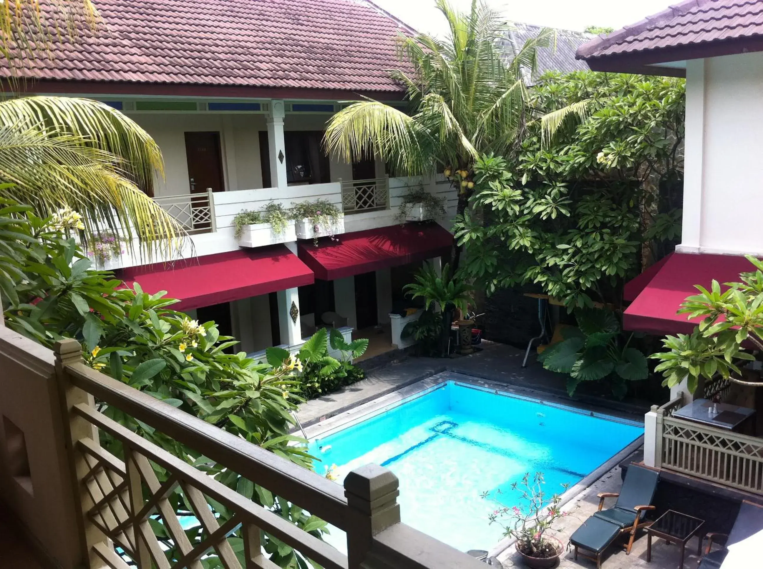 Pool View in Hotel Indah Palace Yogyakarta