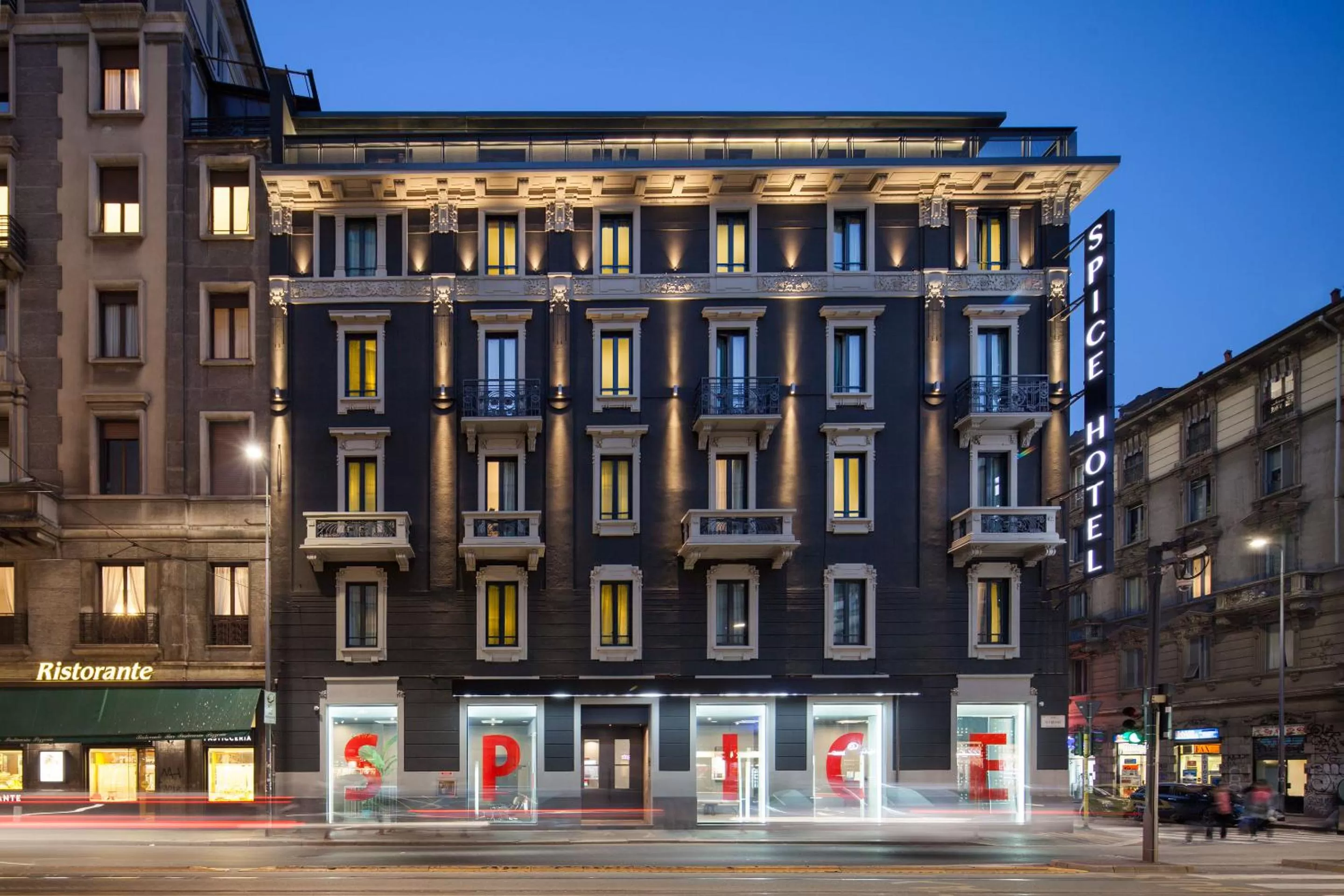 Facade/entrance in Spice Hotel Milano