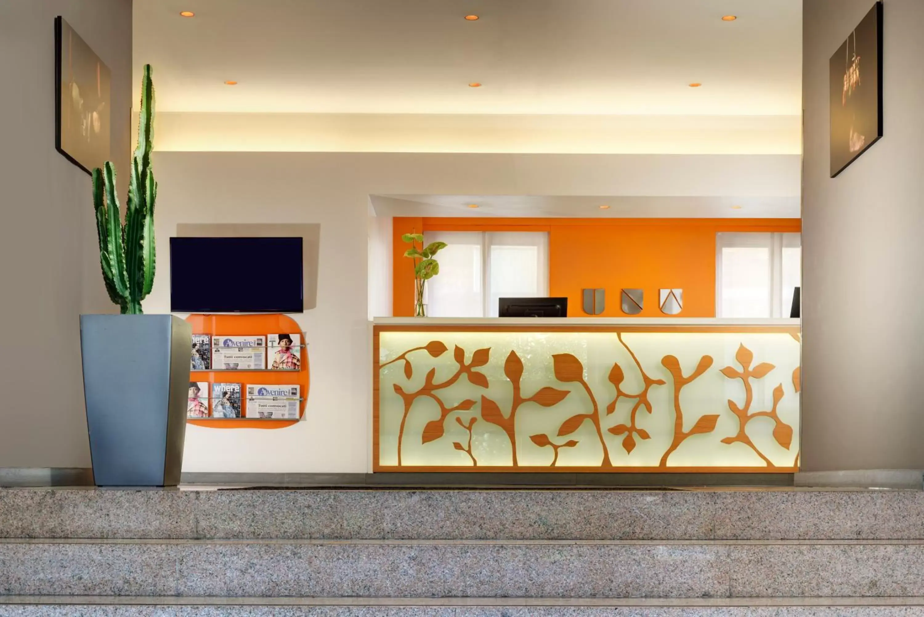 Lobby or reception, Lobby/Reception in UNAHOTELS Mediterraneo Milano