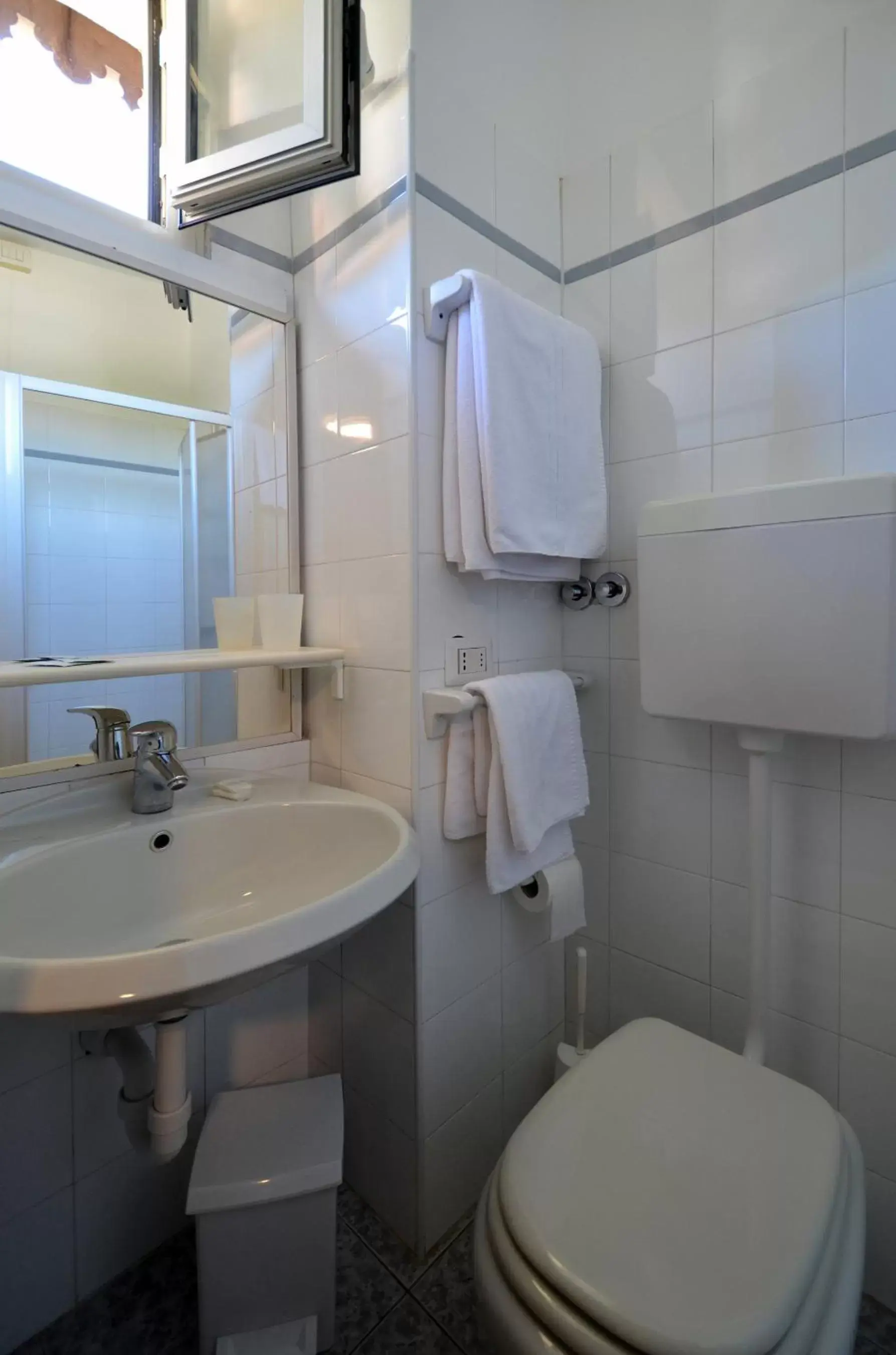 Toilet, Bathroom in Albergo Della Torre