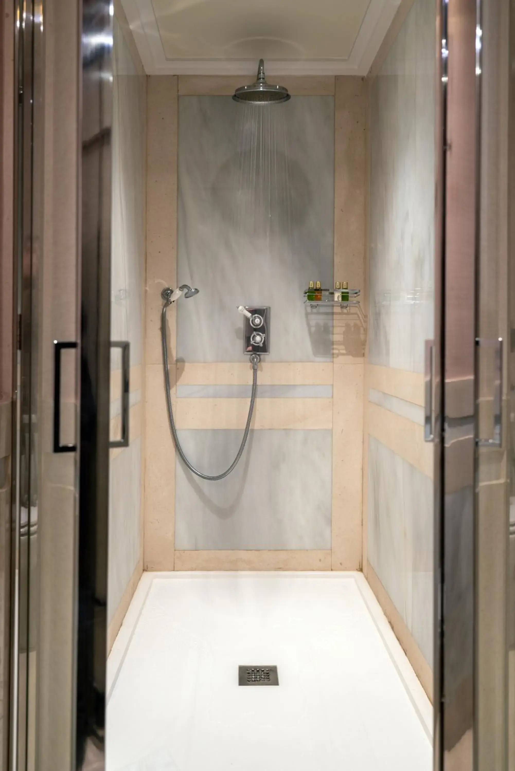 Shower, Bathroom in Relais & Châteaux Hotel Orfila