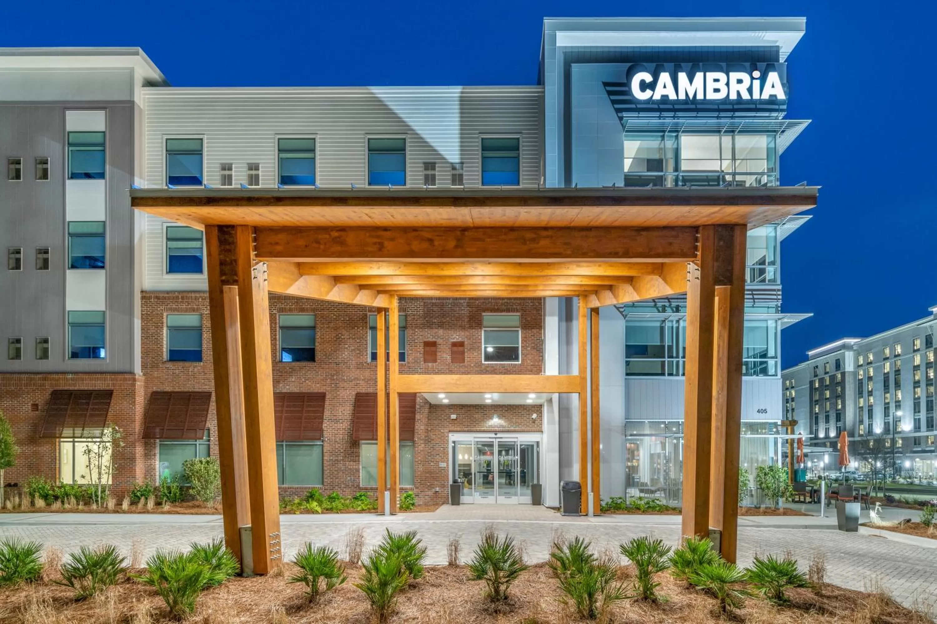 Facade/entrance in Cambria Hotel Austin Airport