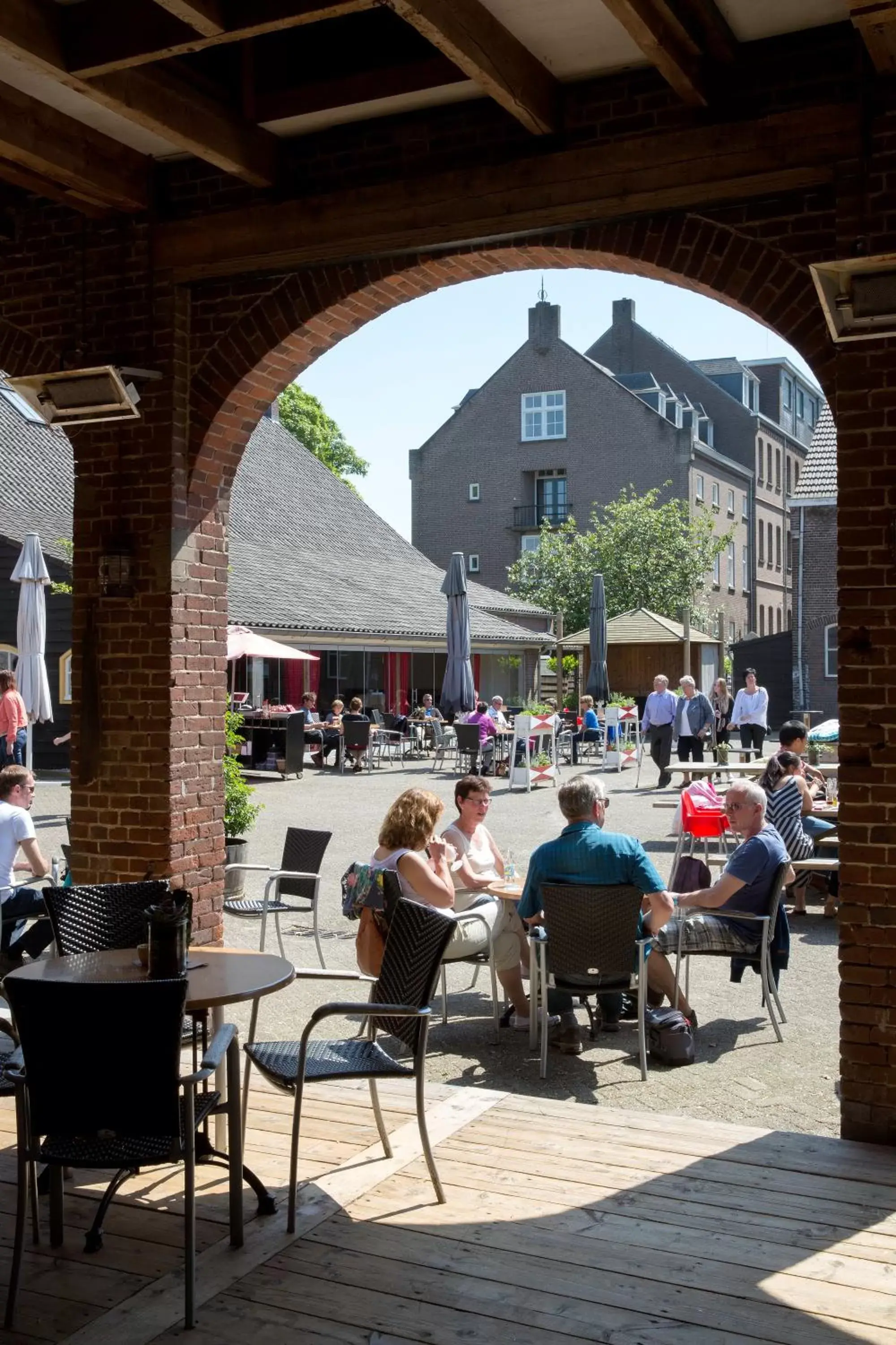 Balcony/Terrace, Restaurant/Places to Eat in Herberg de Brabantse Kluis